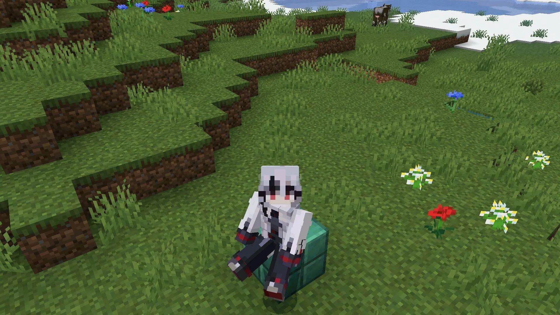 Блок из мода чтобы садиться в Майнкрафт ПЕ