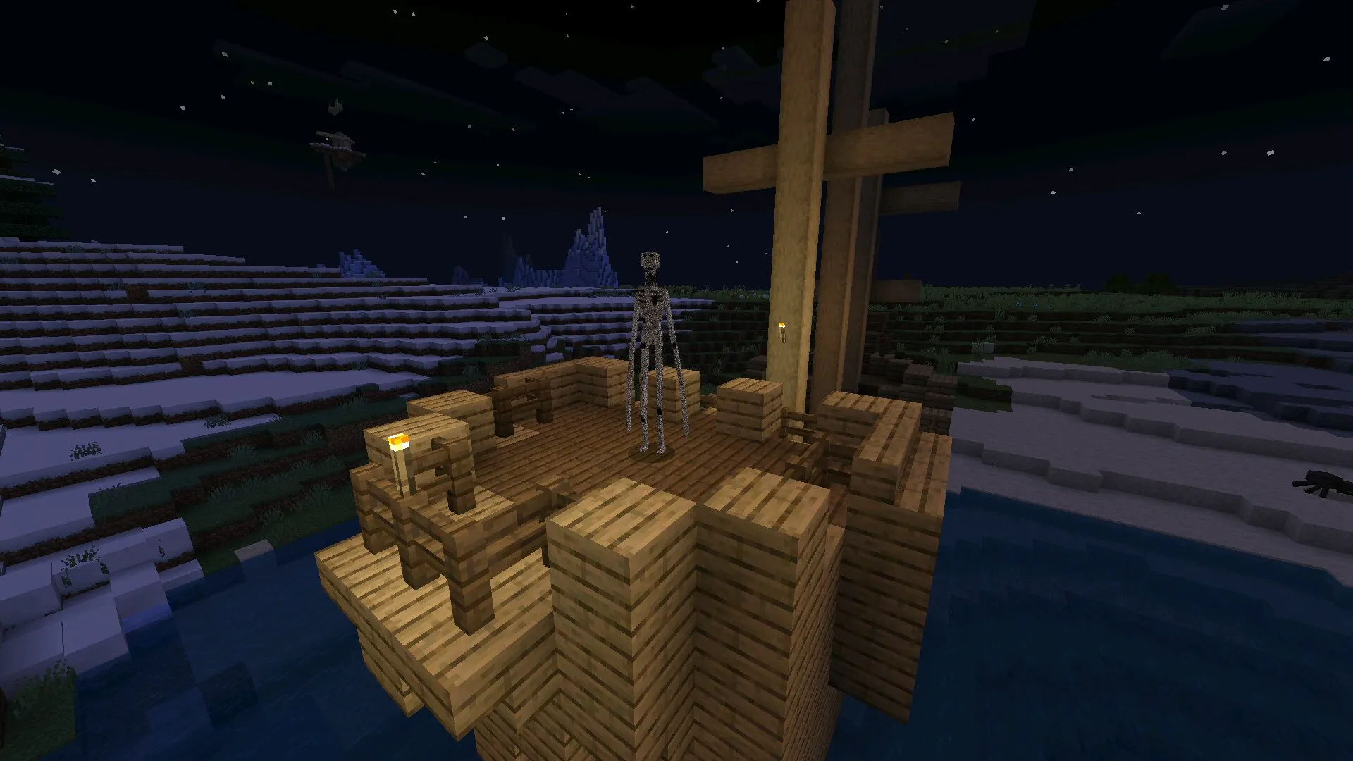 Кошмар из мода Мальчик и Ванная в Майнкрафт ПЕ