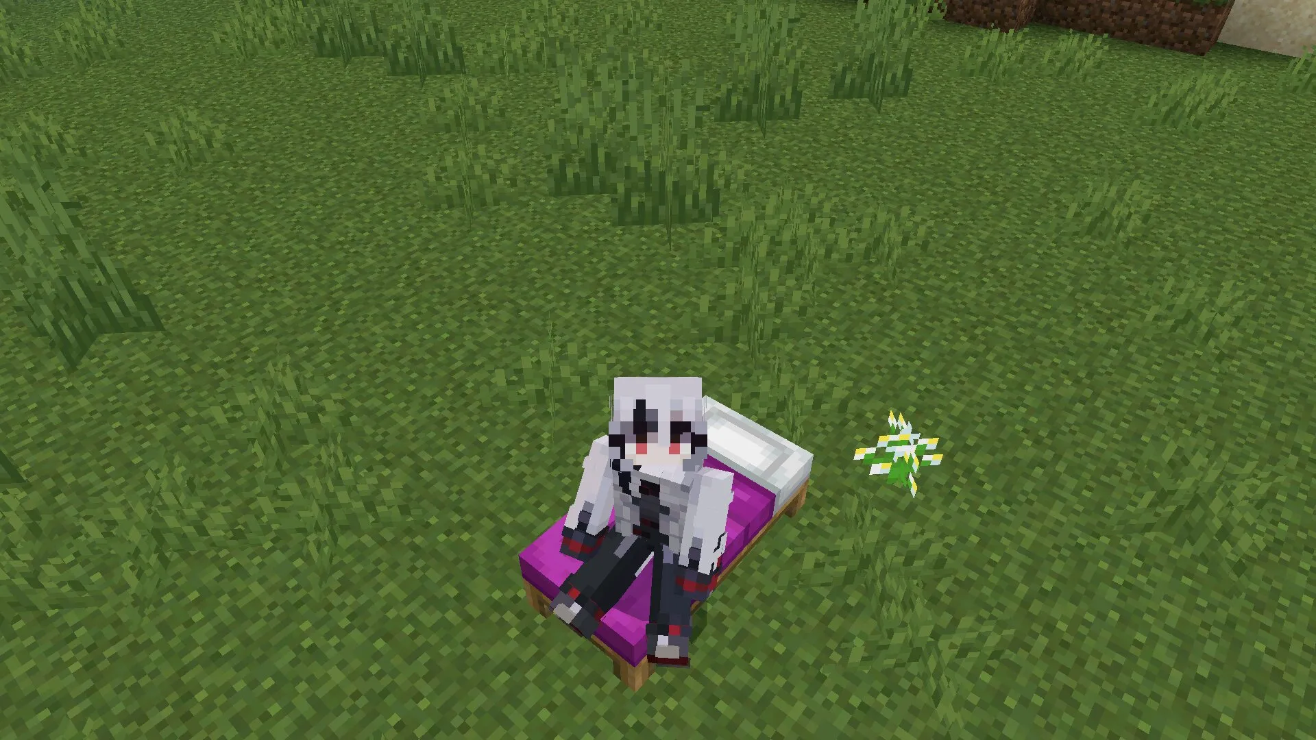 Кровать из мода чтобы садиться в Майнкрафт ПЕ