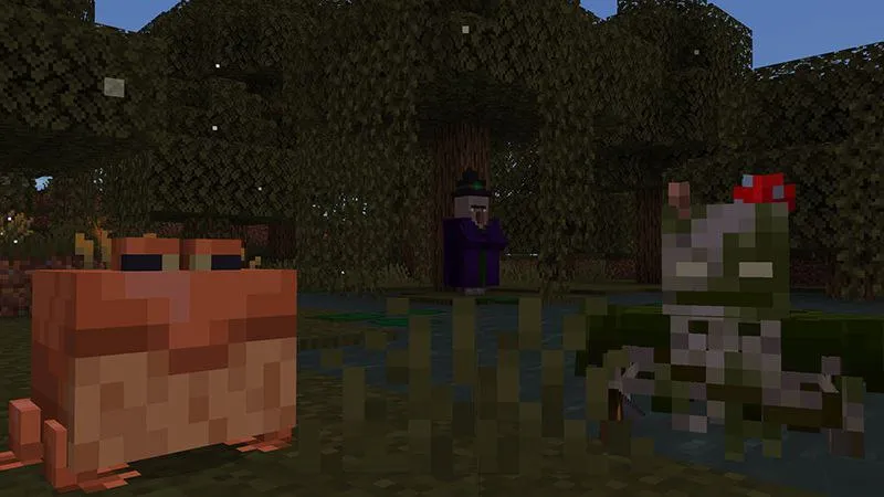 Лягушка из мода на жирных мобов в Майнкрафт ПЕ