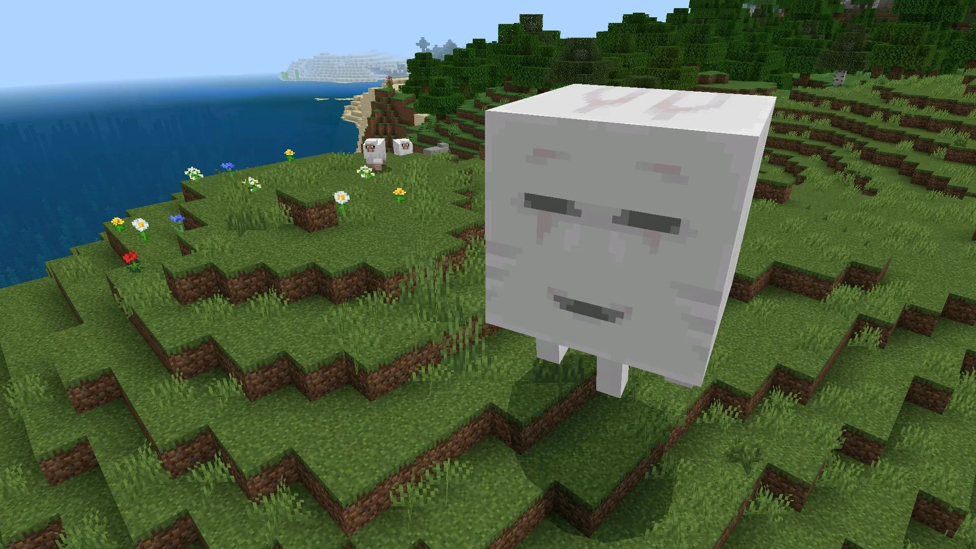 Маунт из мода на гаста для Майнкрафт ПЕ