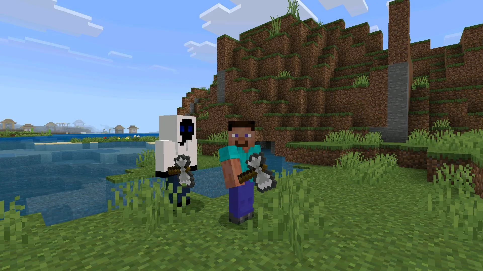 Моб из мода на энтити в Майнкрафт ПЕ