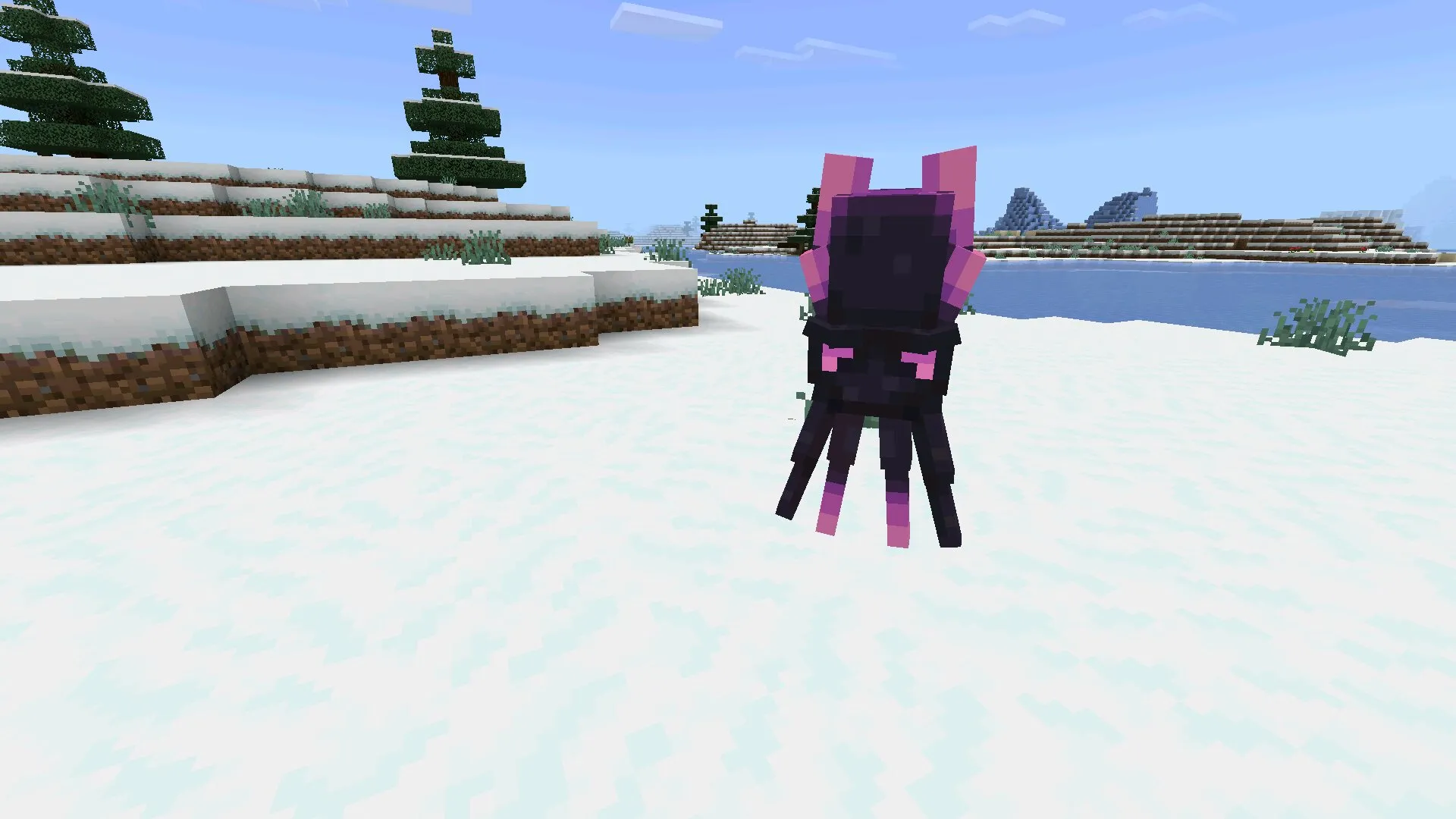 Моб из мода на кракена в Майнкрафт ПЕ