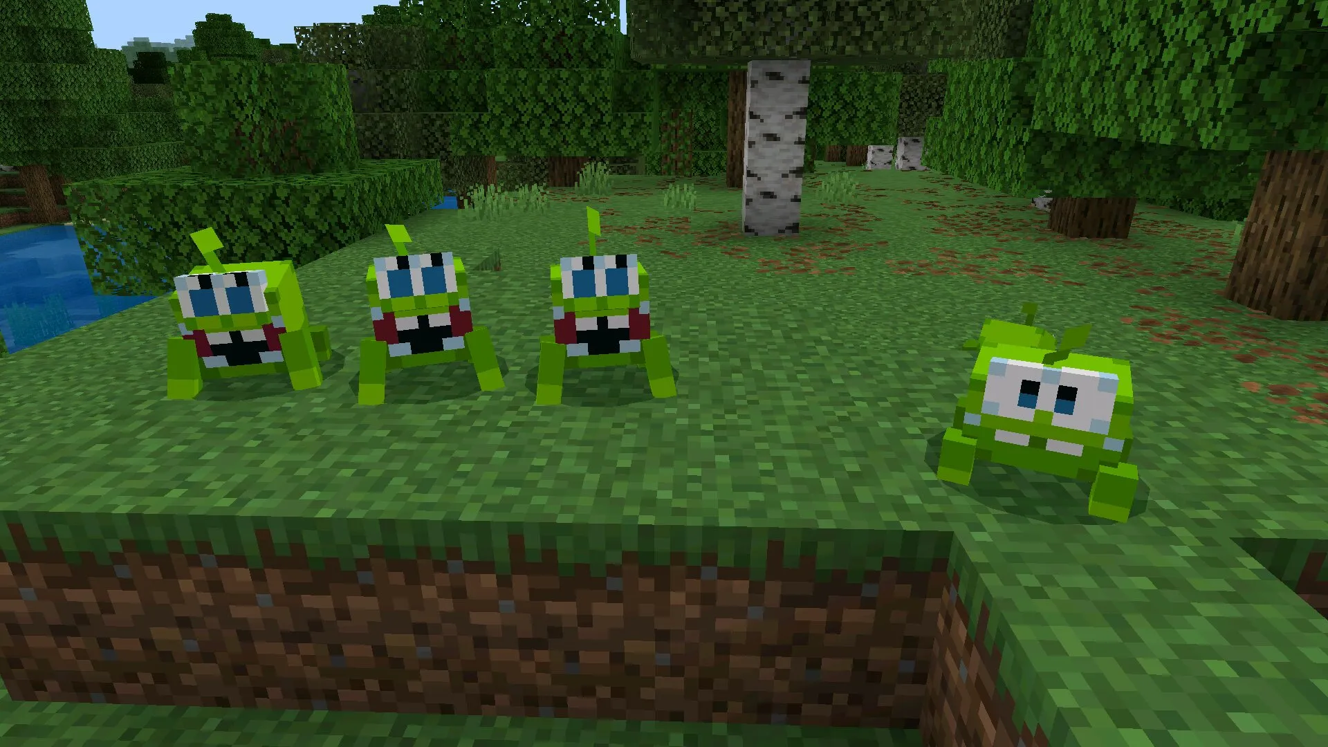 Мобы из мода Ам Ням в Майнкрафт ПЕ