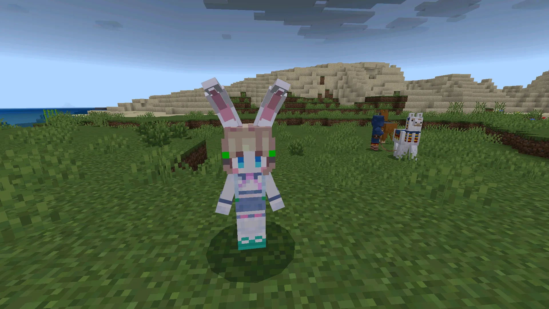 Подруга из мода на компаньона в Майнкрафт ПЕ