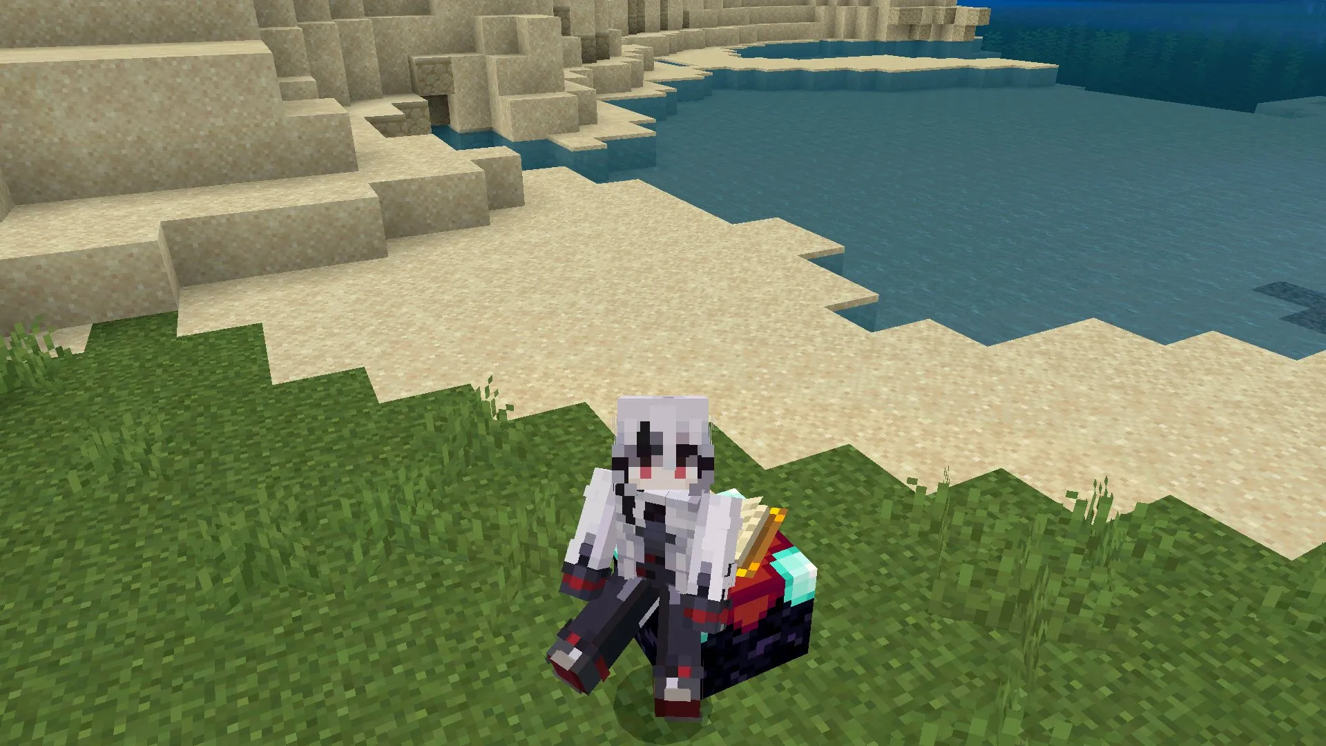 Поза из мода чтобы садиться в Майнкрафт ПЕ