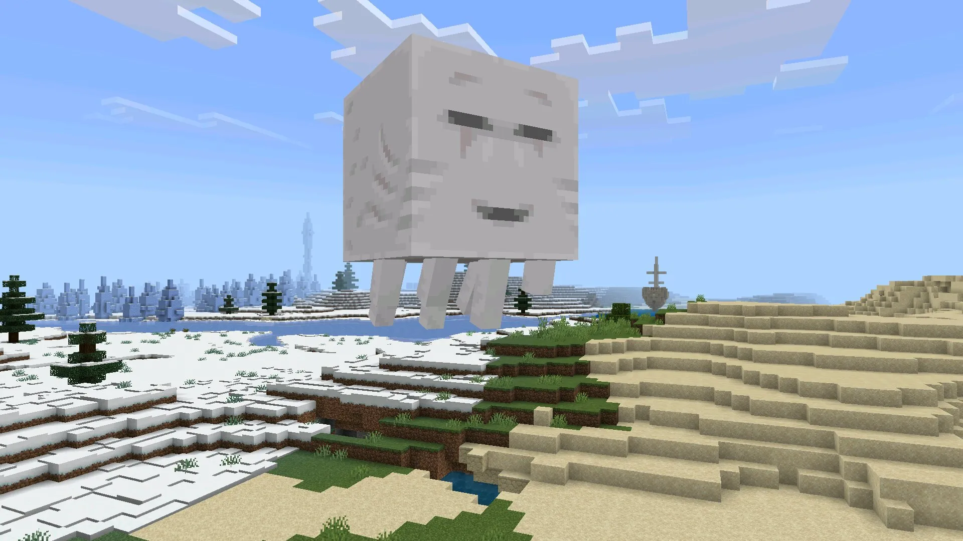 Существо из мода на гаста для Майнкрафт ПЕ