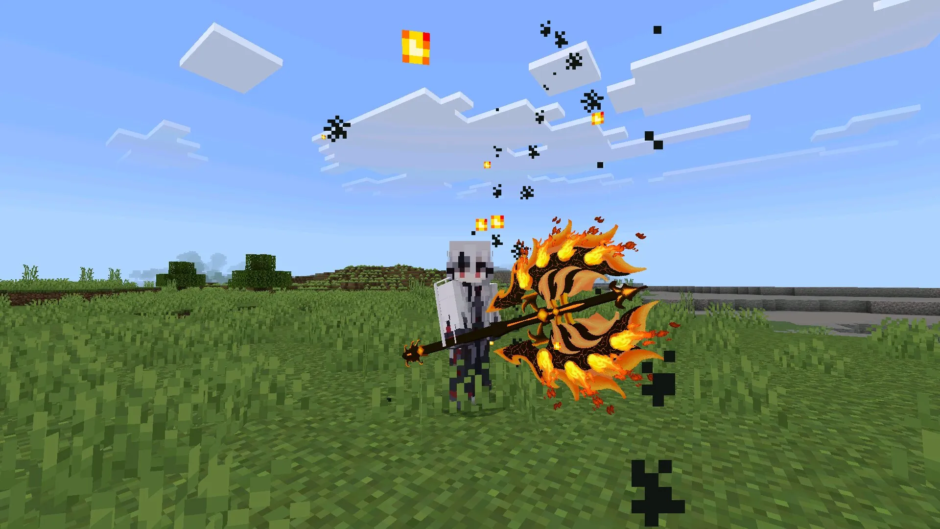 Скачать Мод на Оружие богов в Майнкрафт ПЕ