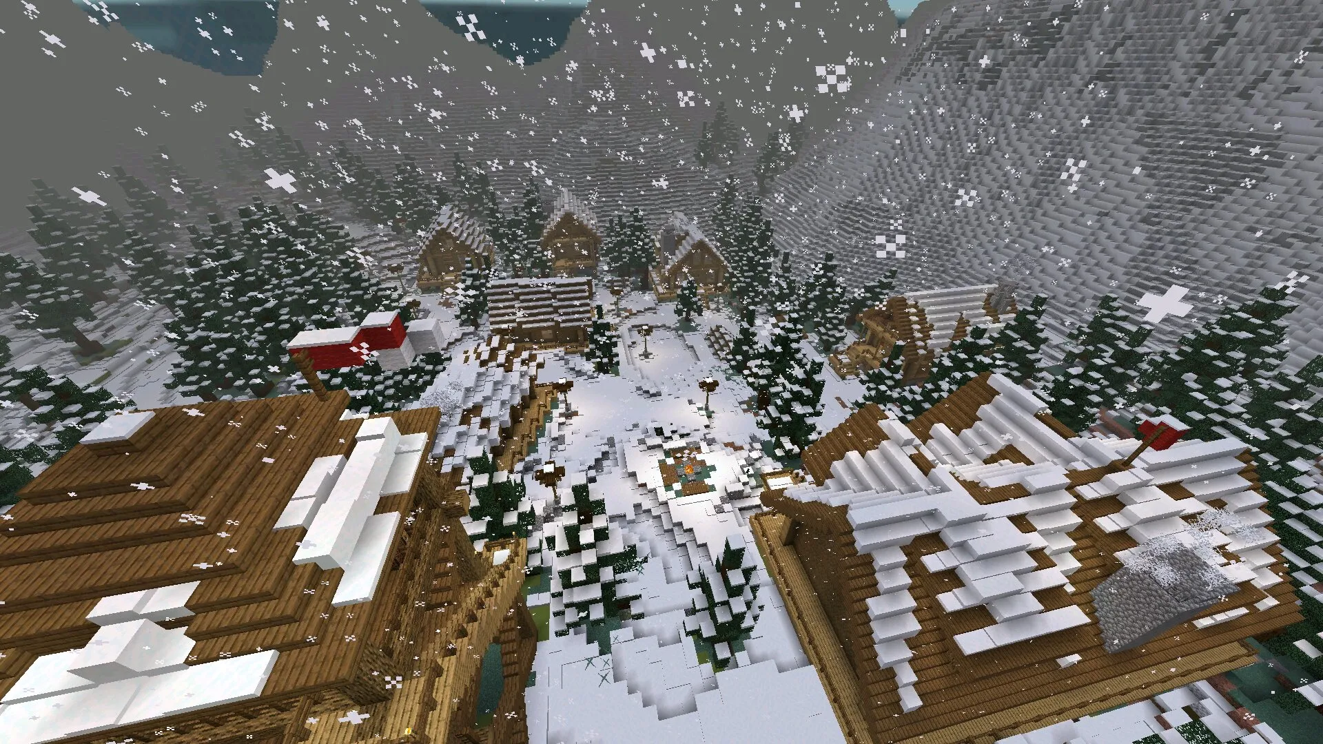 Скачать мод на снежную бурю в Майнкрафт ПЕ