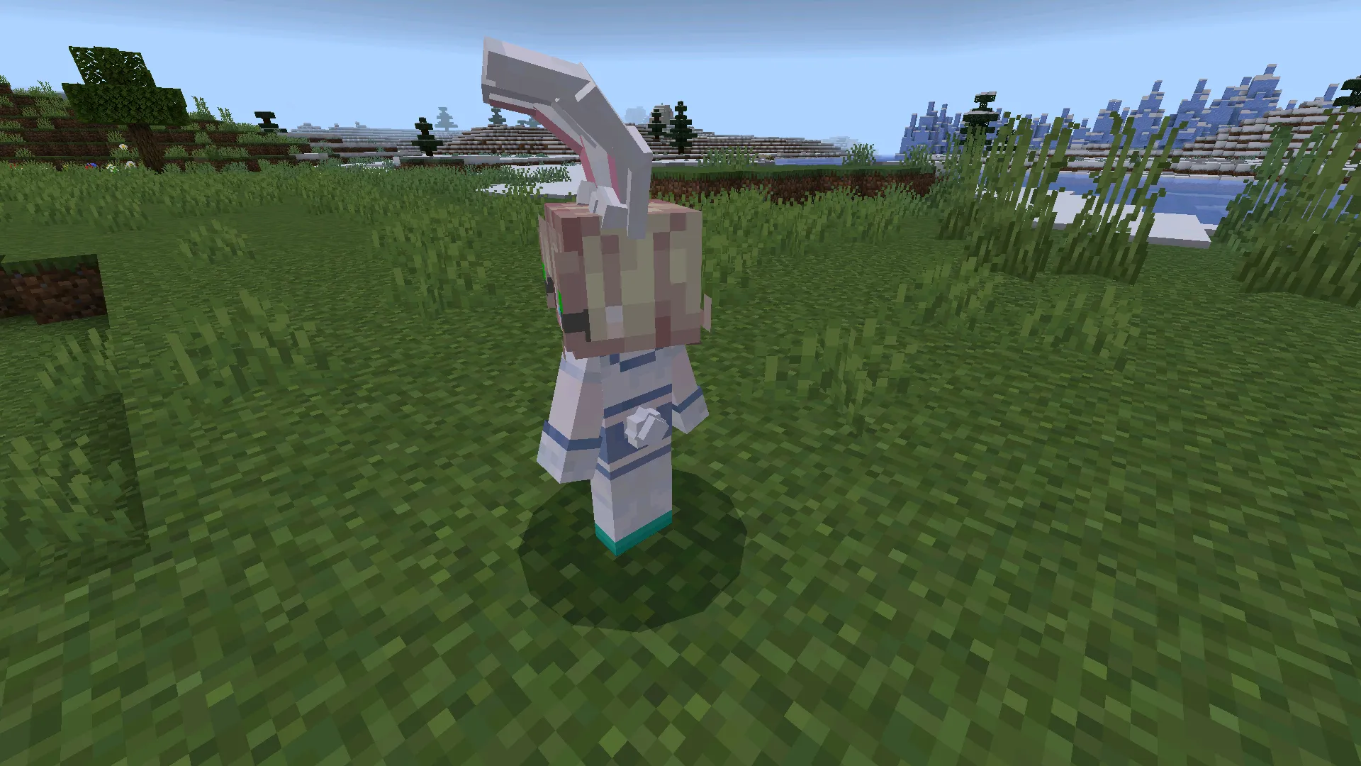 Вид сзади из мода на компаньона в Майнкрафт ПЕ