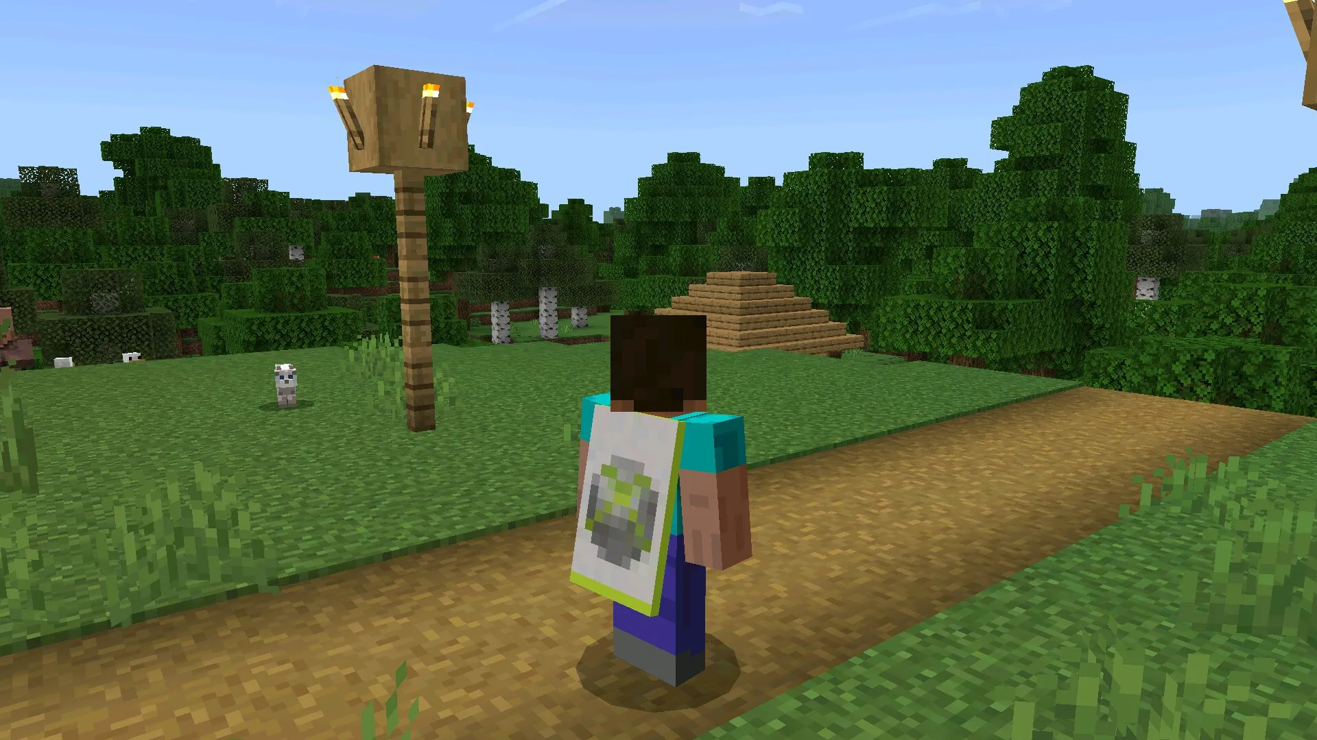 Xbox из скина плаща в Майнкрафт ПЕ