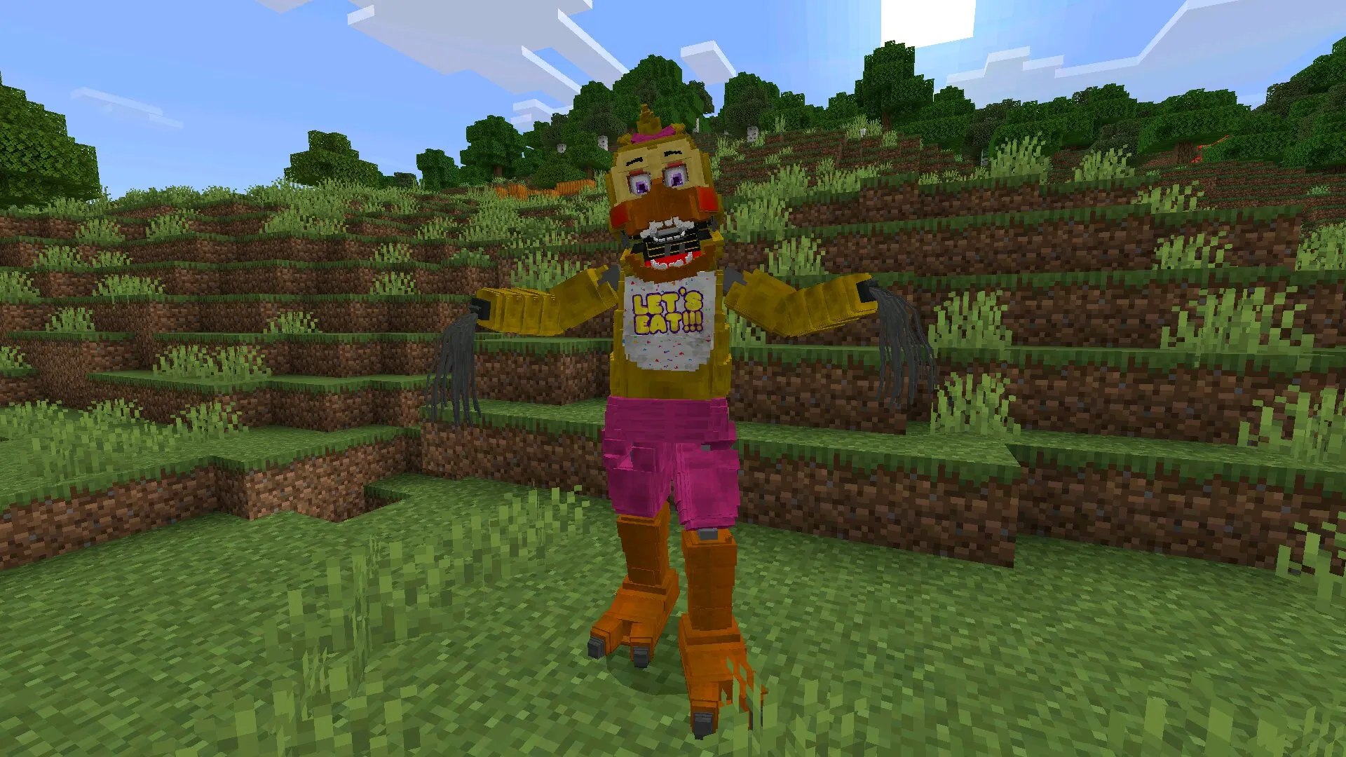 Чика из мода на Спрингтрапа в Майнкрафт ПЕ