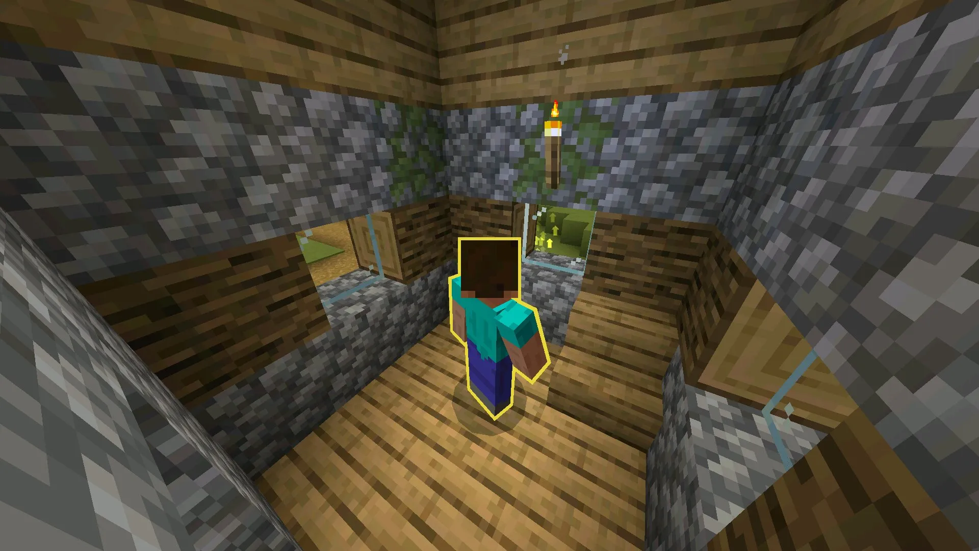 Дом из карты догонялки в Майнкрафт ПЕ