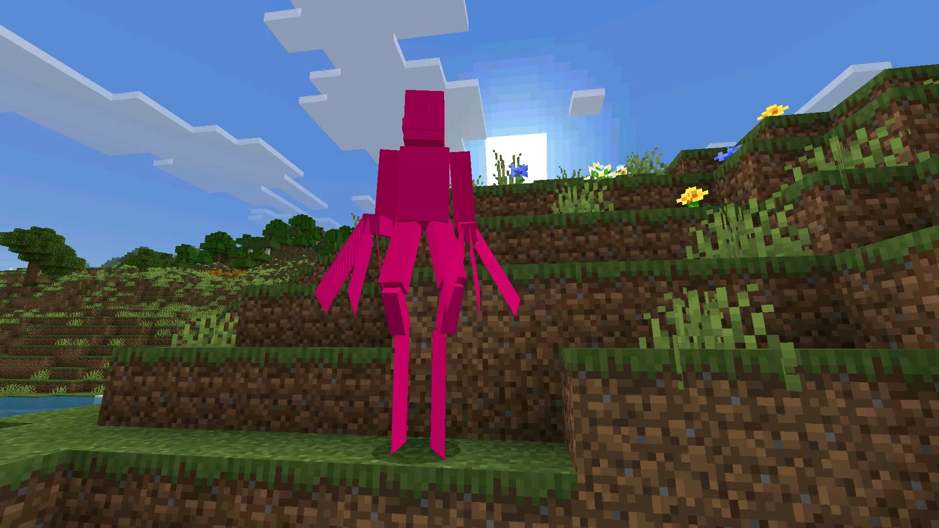 Монстр из мода Fearcraft для Майнкрафт ПЕ