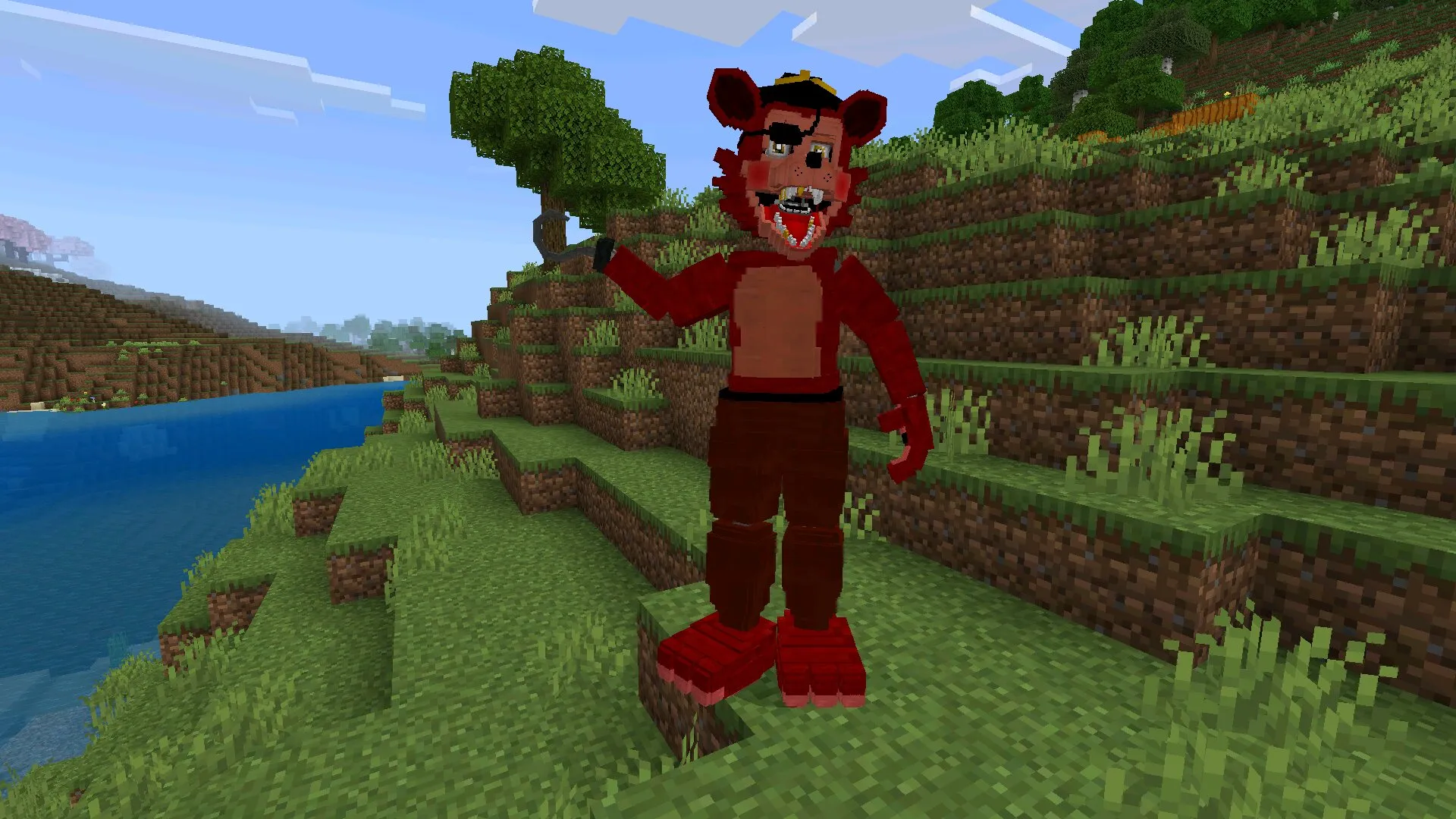 Фокси из мода на Спрингтрапа в Майнкрафт ПЕ