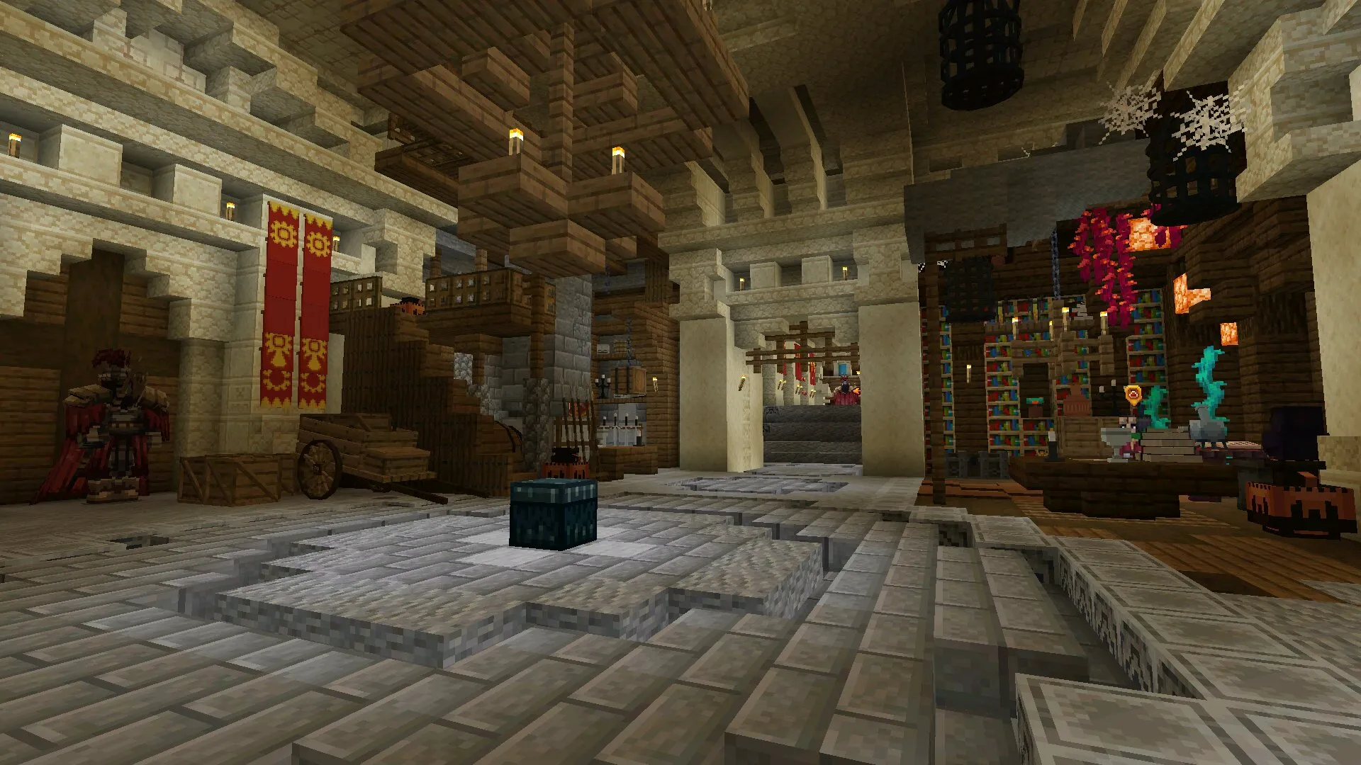 Хаб из карты Гладиаторы в Майнкрафт ПЕ