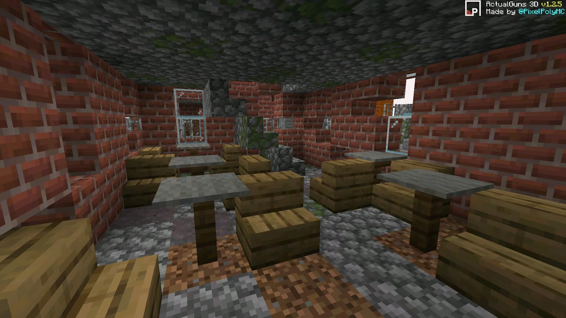 Интерьер из карты снайперов в Майнкрафт ПЕ