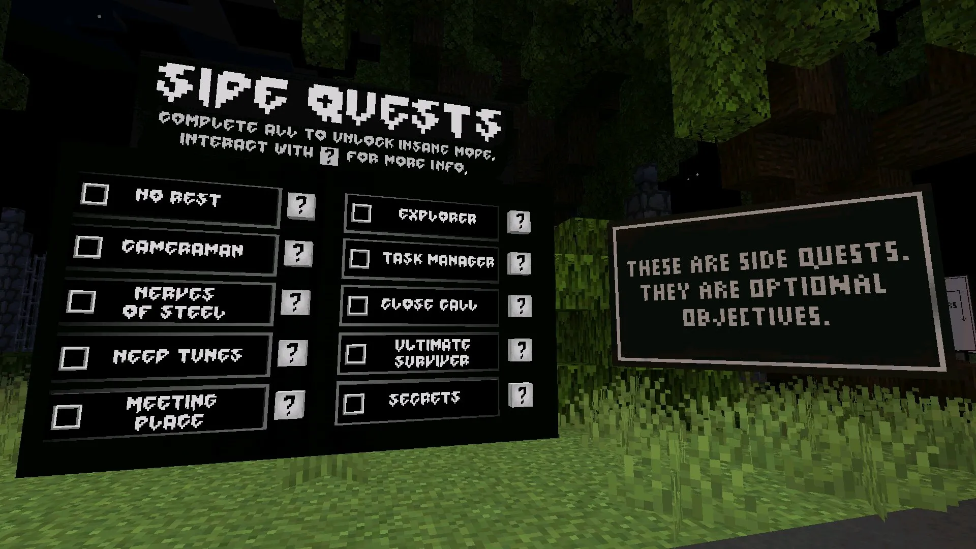 Квесты из мода на куклу в Майнкрафт ПЕ