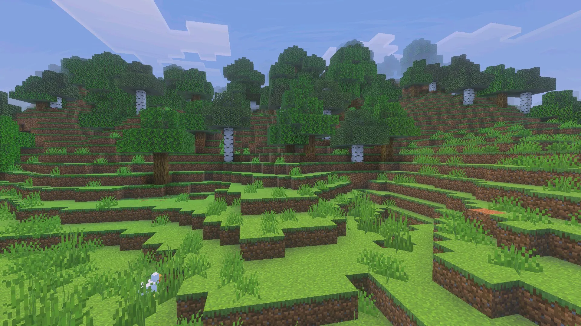 Лес из шейдеров без лагов в Майнкрафт ПЕ