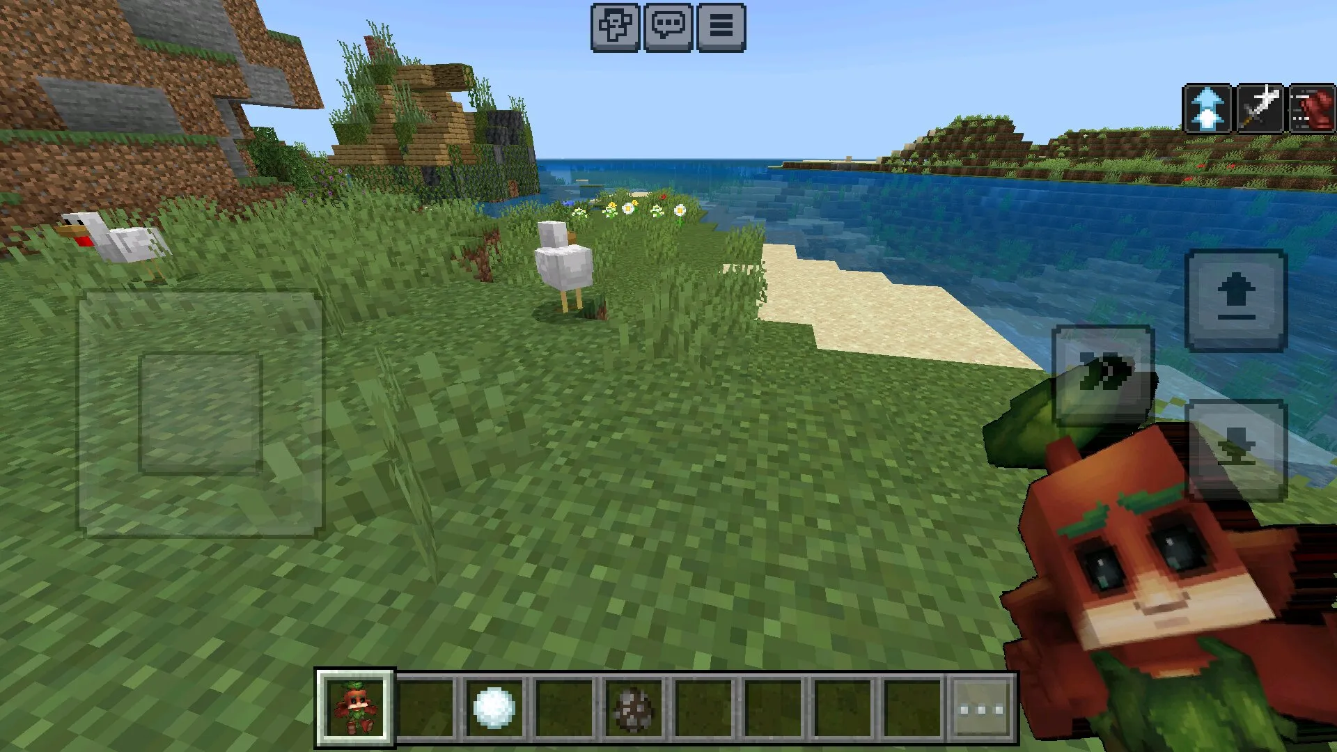 Лицо из текстур Hytale в Майнкрафт ПЕ