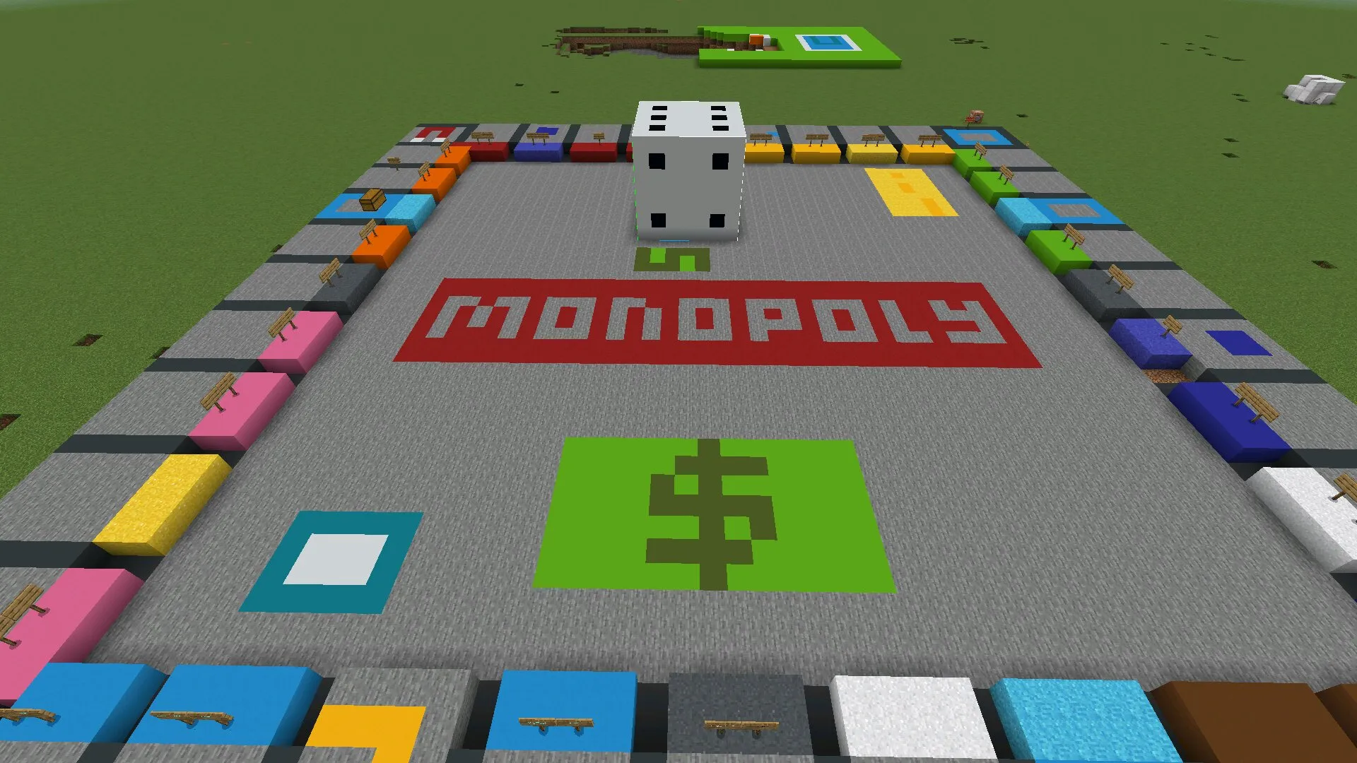 Скачать карту Майнополия в Майнкрафт ПЕ