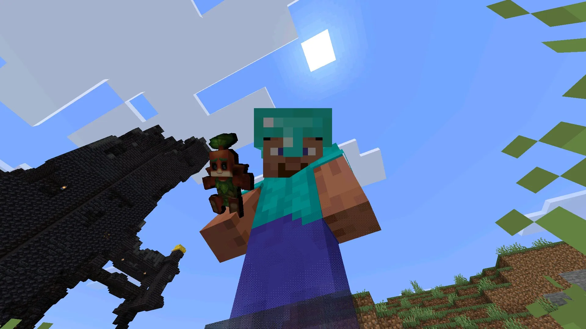 Модель из текстур Hytale в Майнкрафт ПЕ