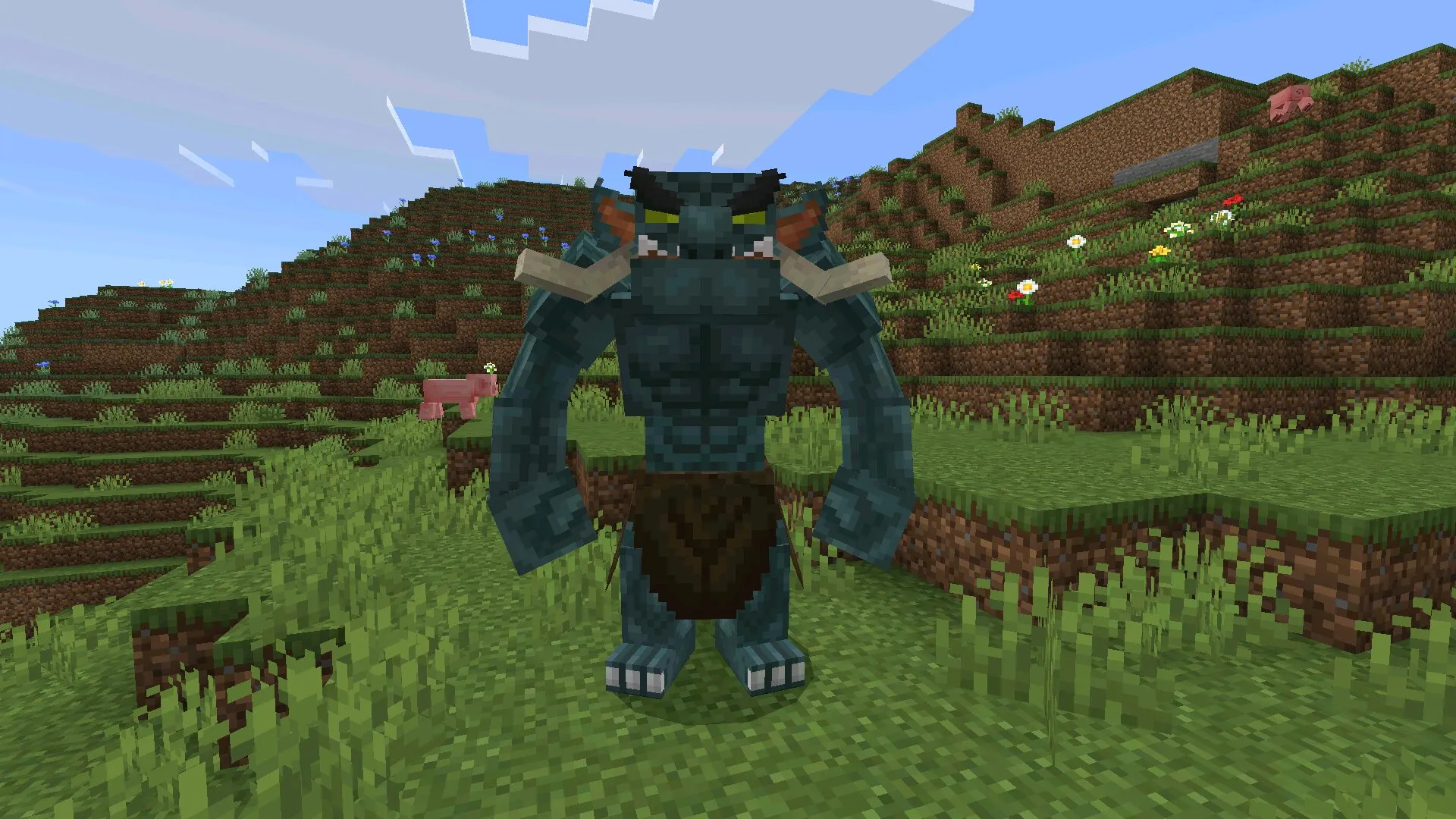 Мод на мифических существ в Майнкрафт ПЕ