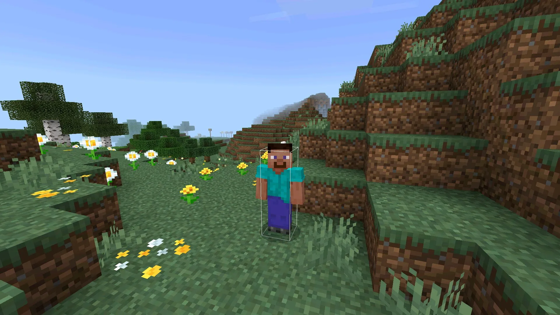 Стив из мода на хит бокс в Майнкрафт ПЕ