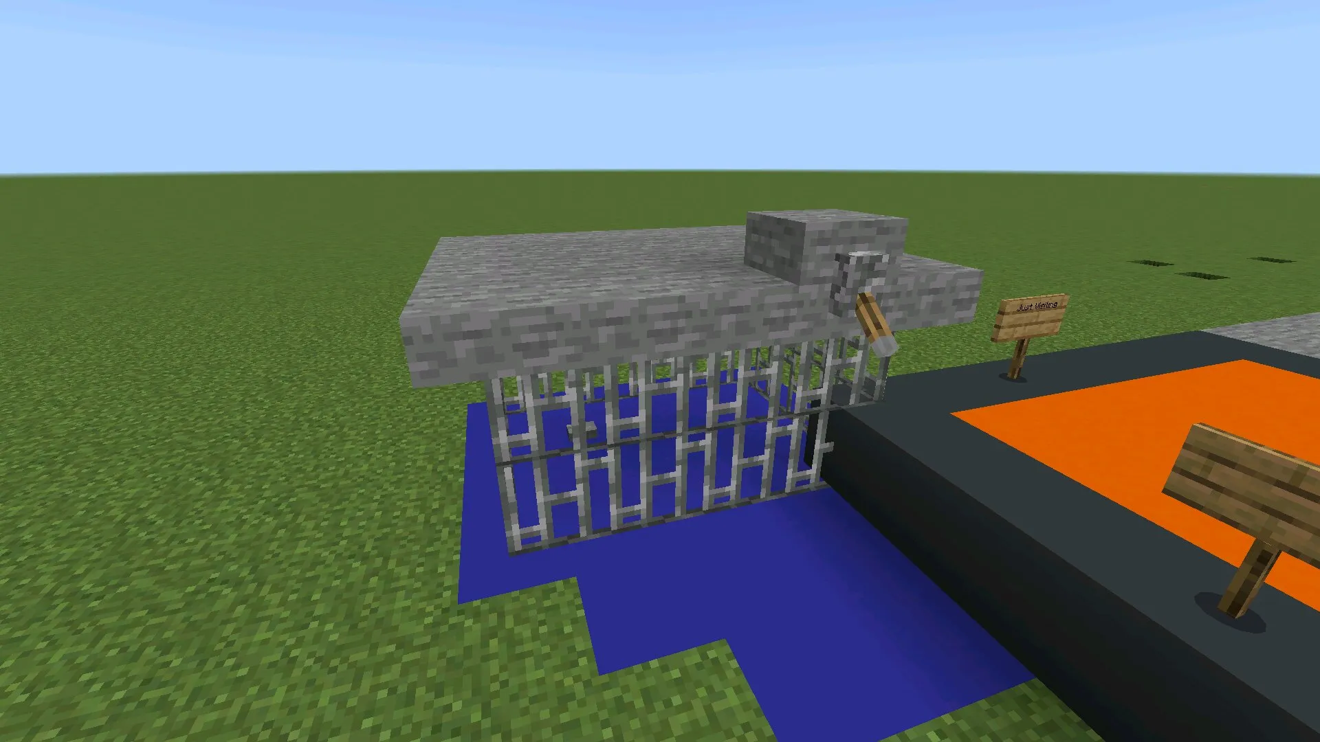 Тюрьма из карты Майнополия в Майнкрафт ПЕ