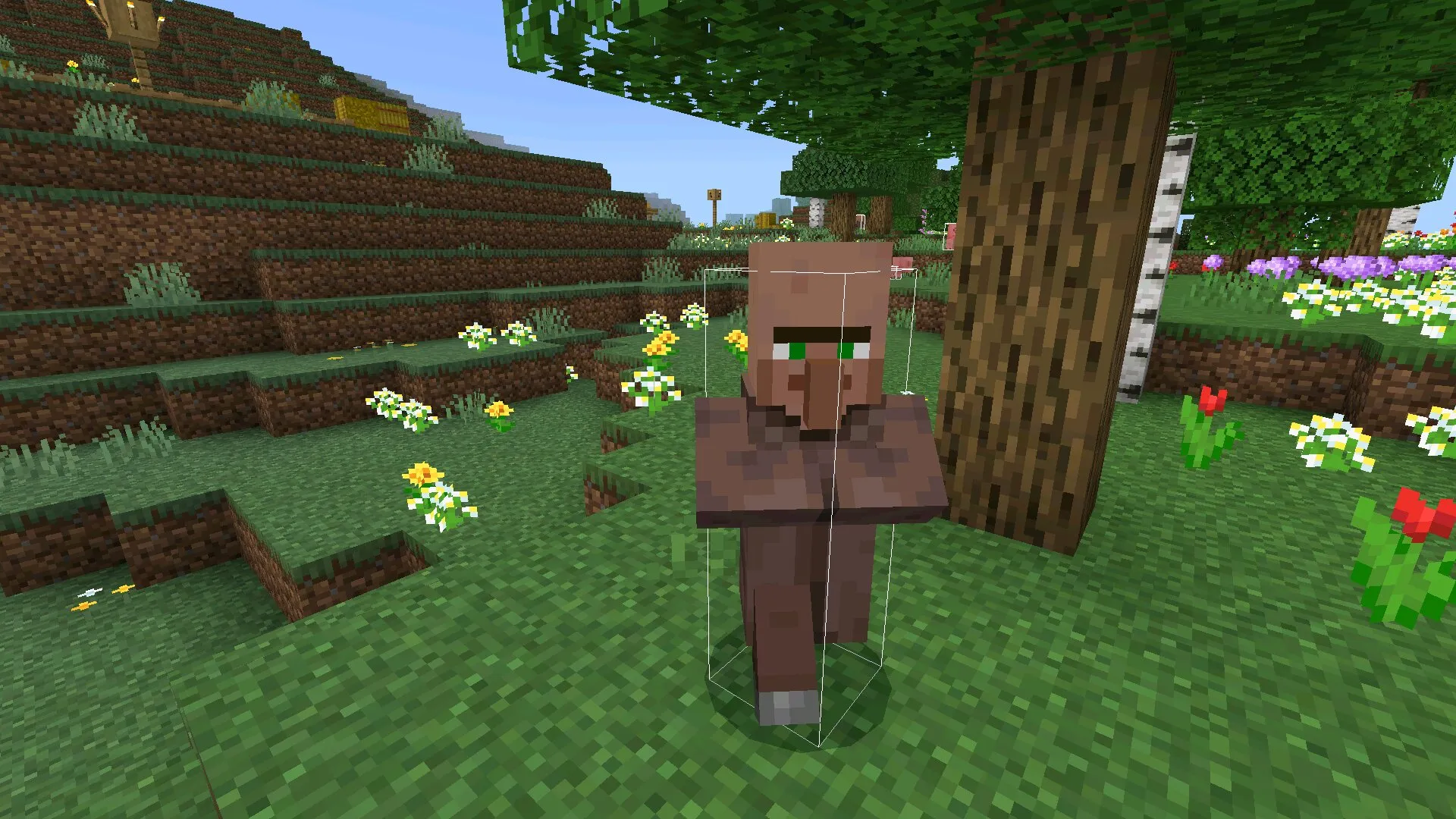 Житель из мода на хит бокс в Майнкрафт ПЕ