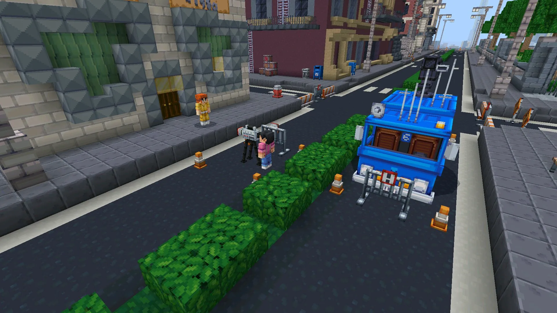 Эйприл из мода на Черепашки Ниндзя в Майнкрафт ПЕ