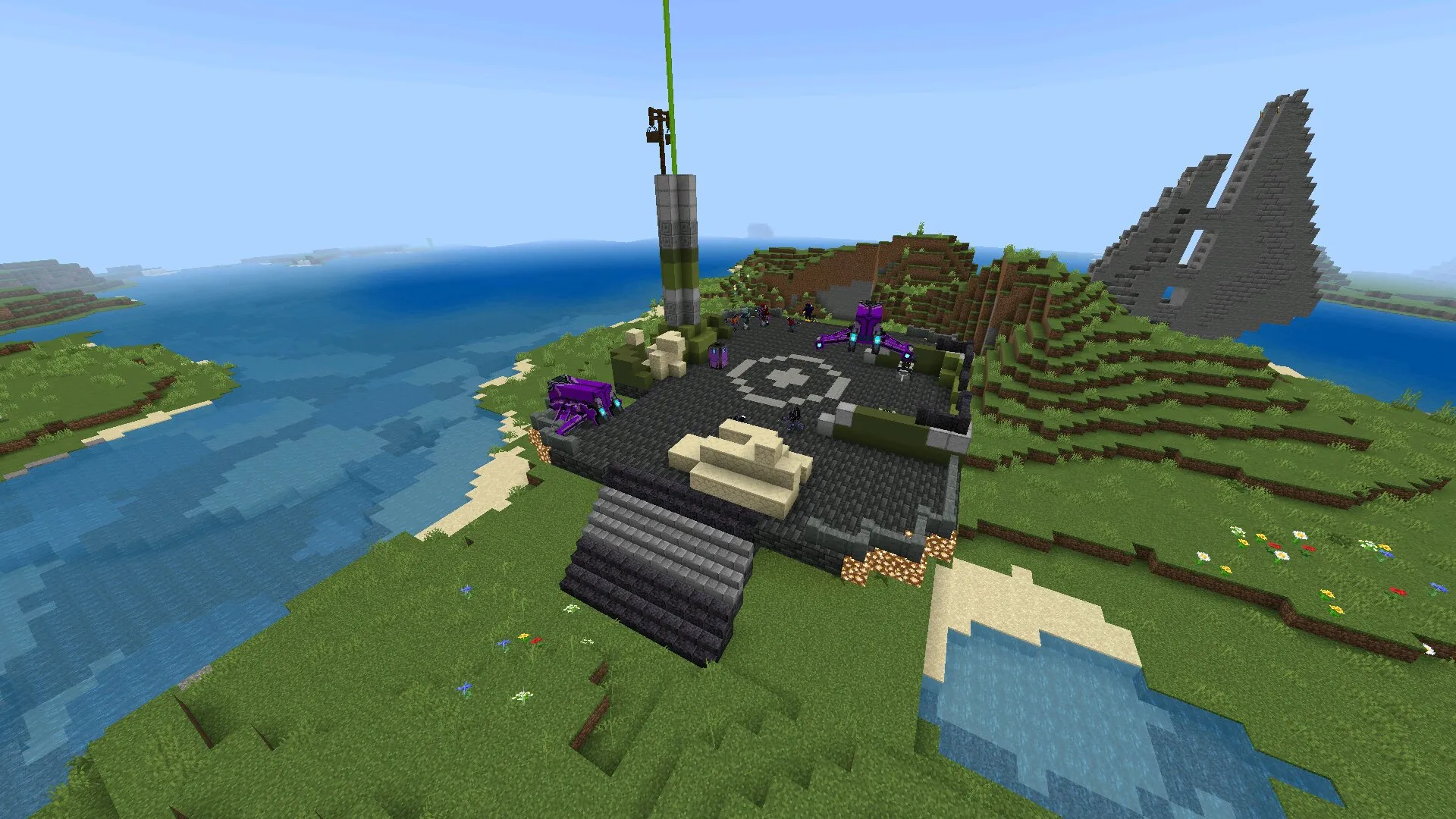 База из мода Хало в Майнкрафт ПЕ