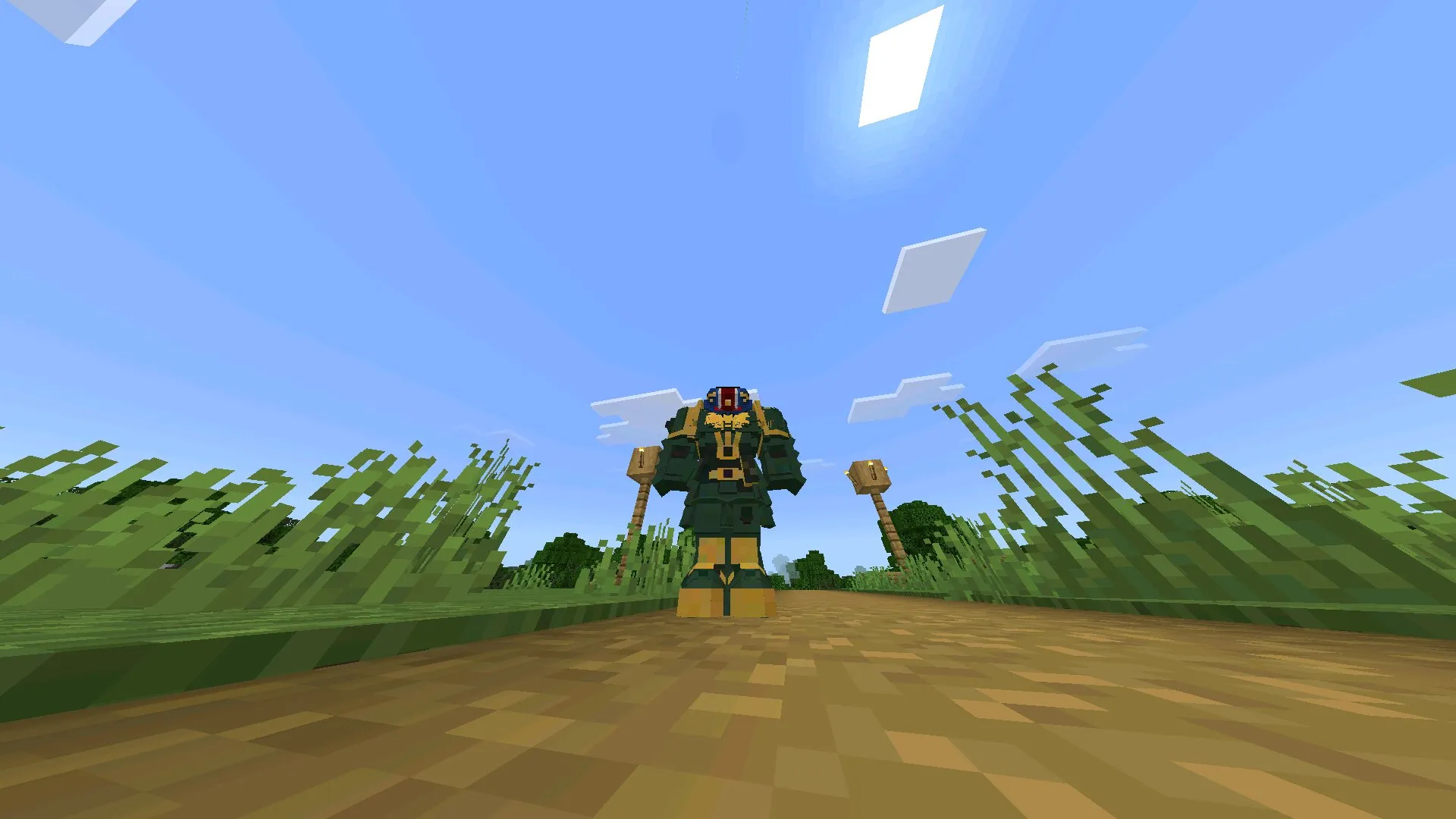 Броня из мода на Вархаммер 40000 для Майнкрафт ПЕ