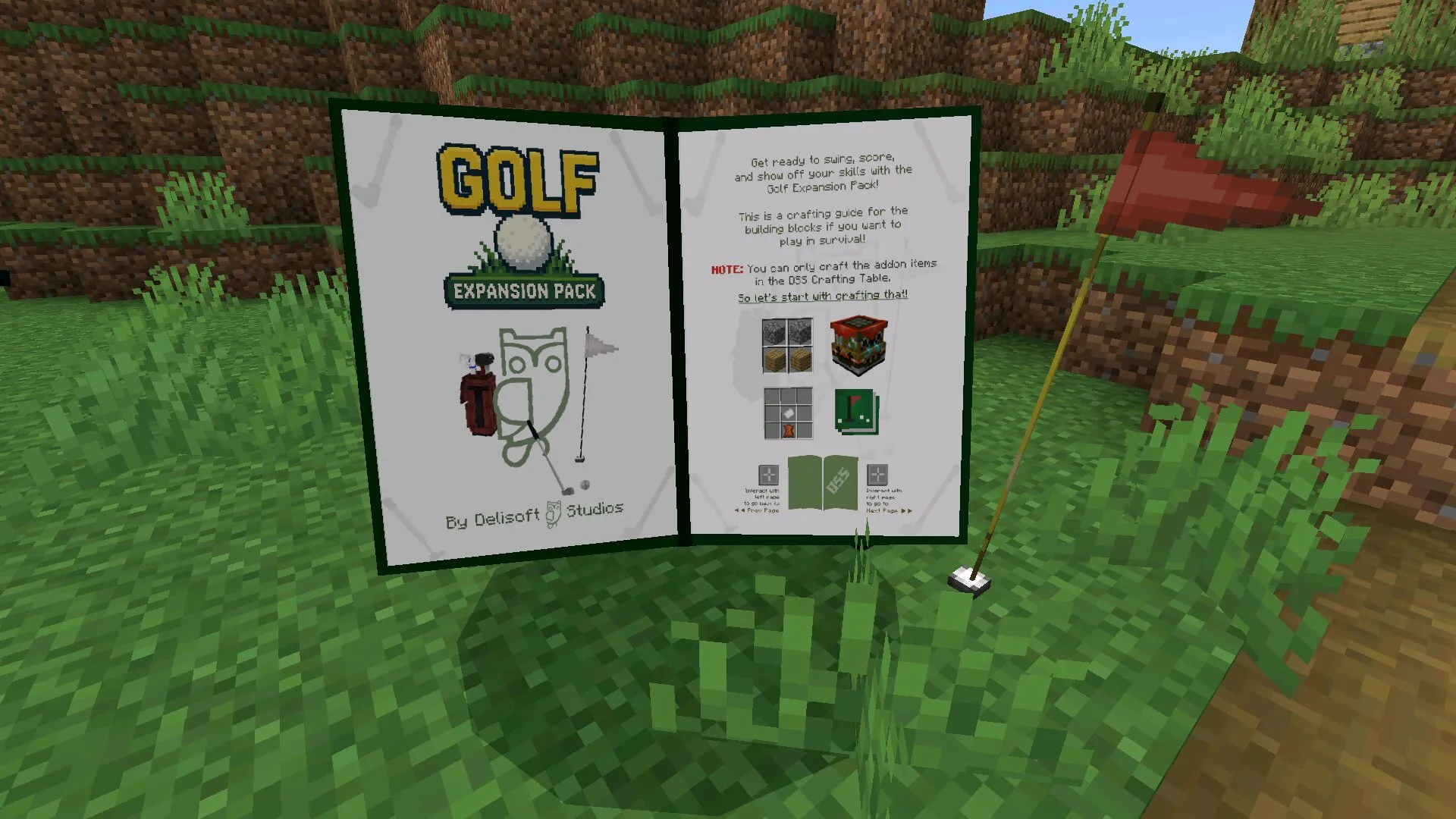 Гайд из мода на гольф в Майнкрафт ПЕ