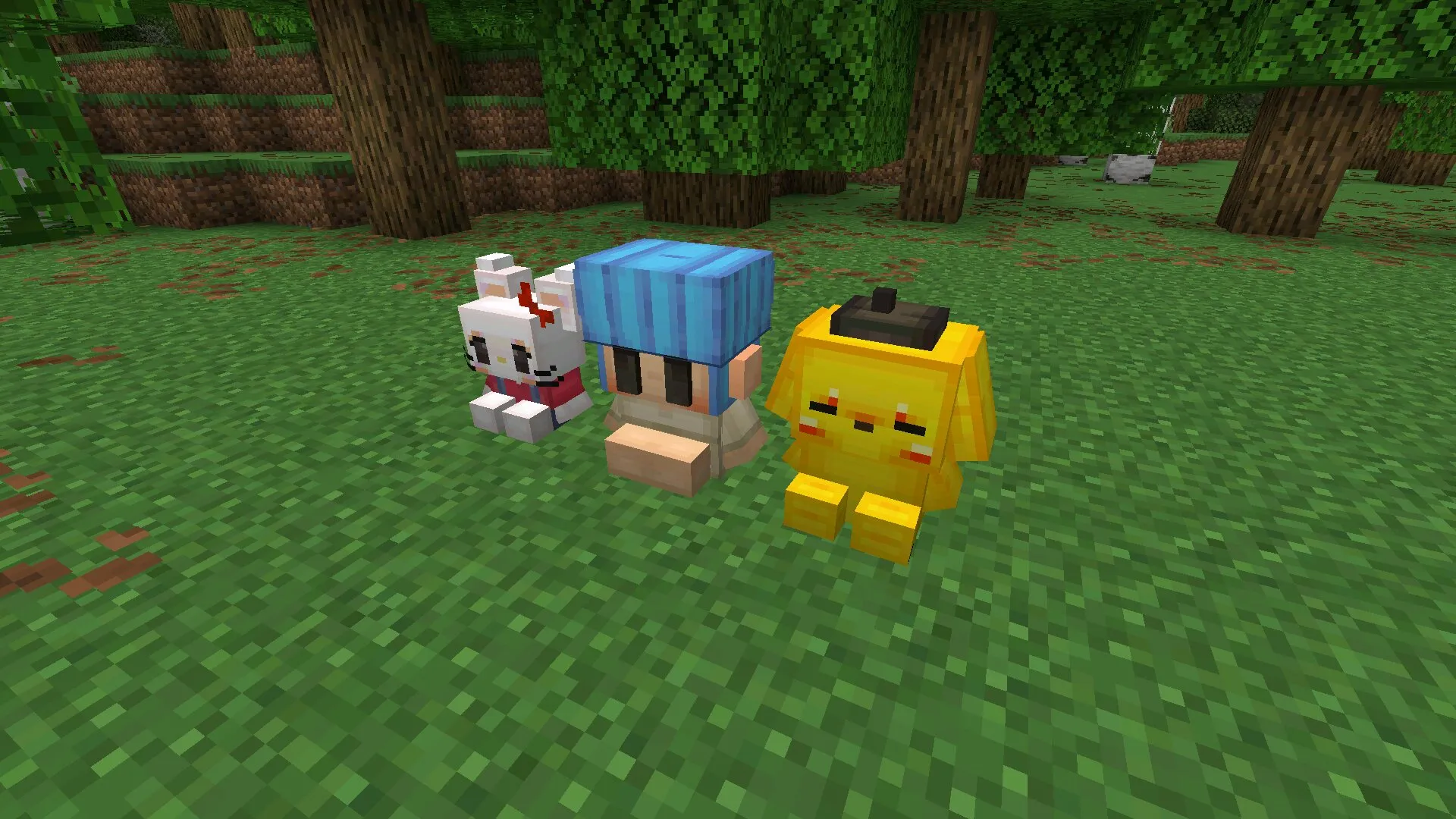 Игрушки из мода на Китти в Майнкрафт ПЕ