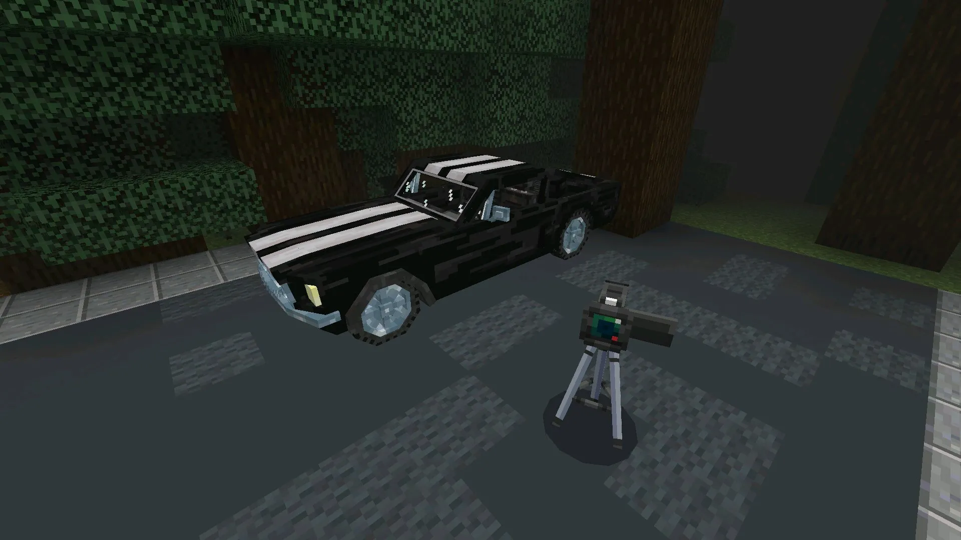 Машина из мода на паранормальные явления в Майнкрафт ПЕ