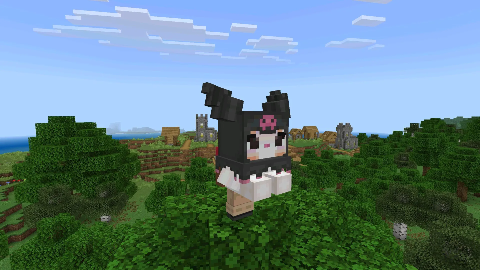 Ранец из мода на Китти в Майнкрафт ПЕ