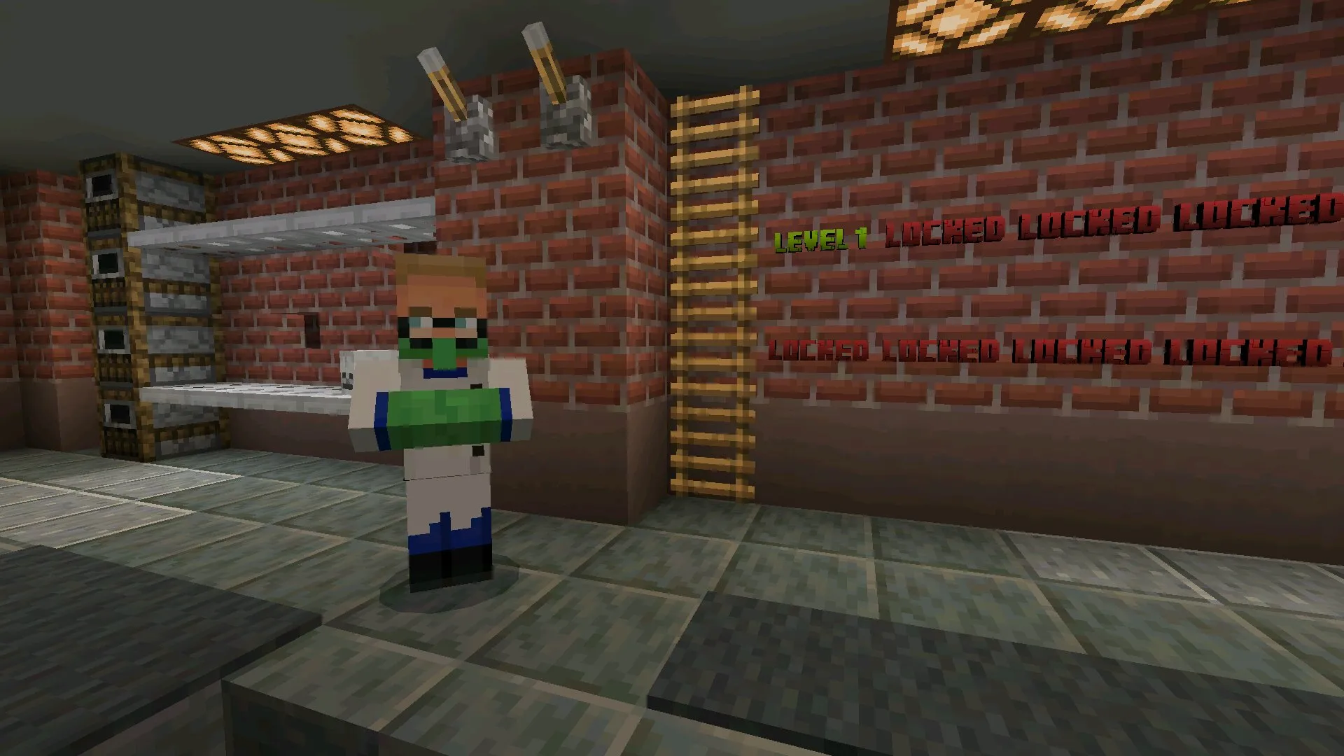 Старт из мода на паранормальные явления в Майнкрафт ПЕ