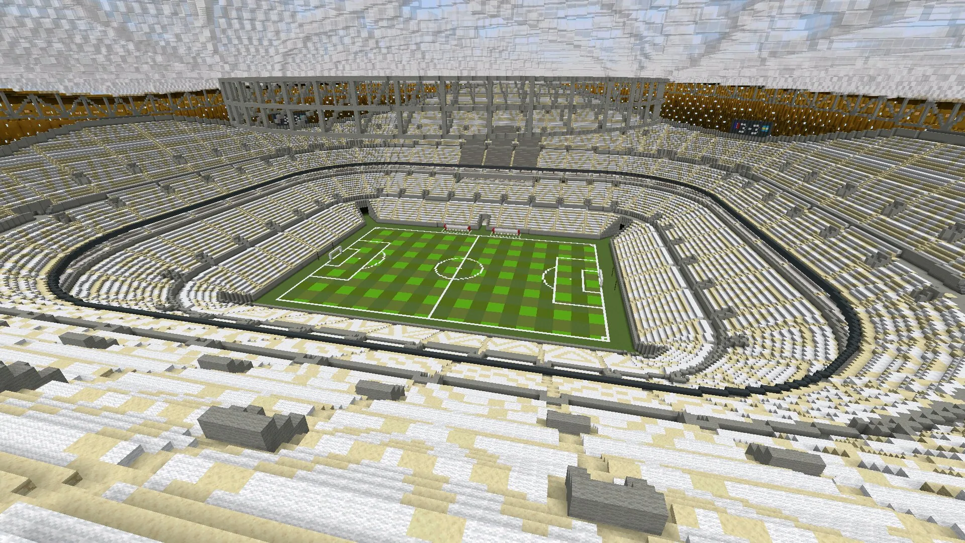 Карта Стадиона в Майнкрафт ПЕ