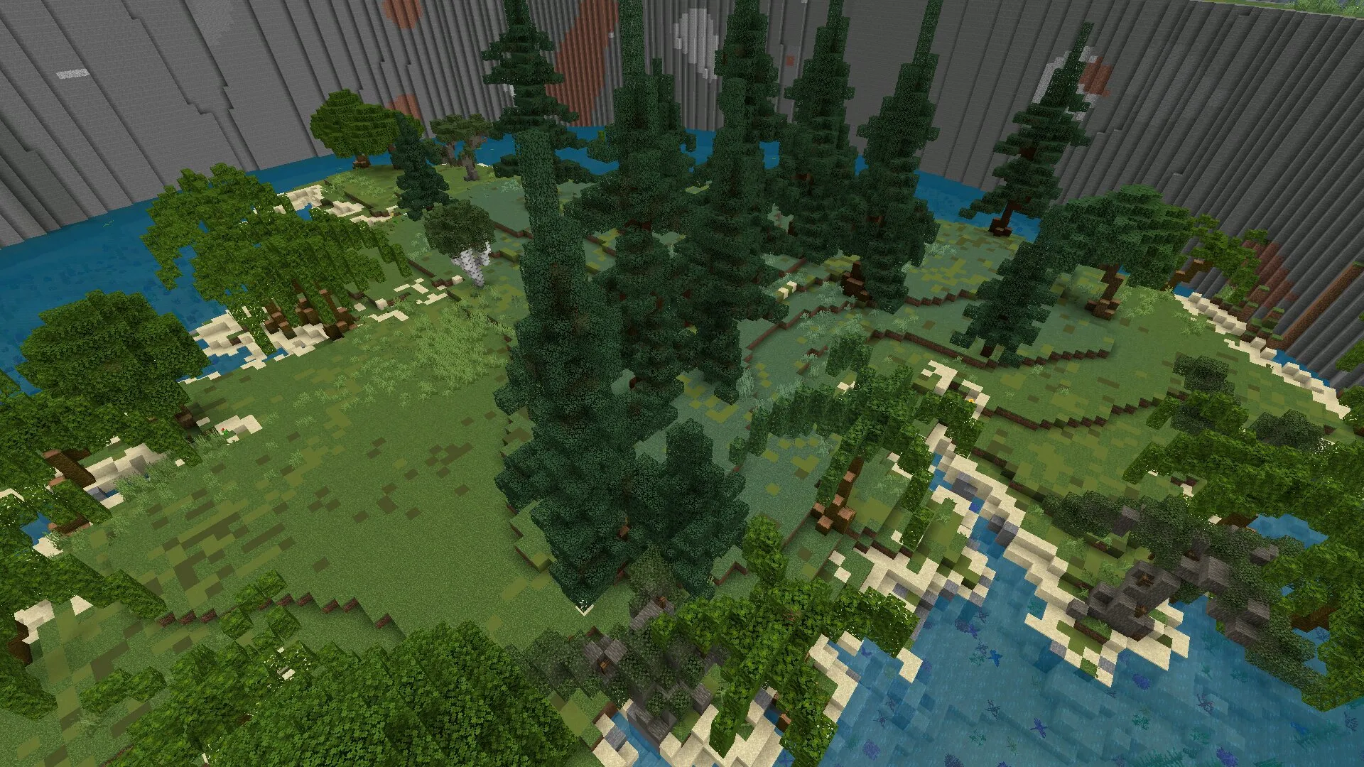 Арена из карты на прятки в Майнкрафт ПЕ