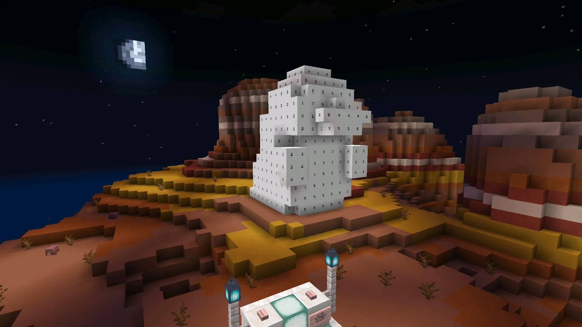 Фигура из мода Раскрасить в Майнкрафт ПЕ