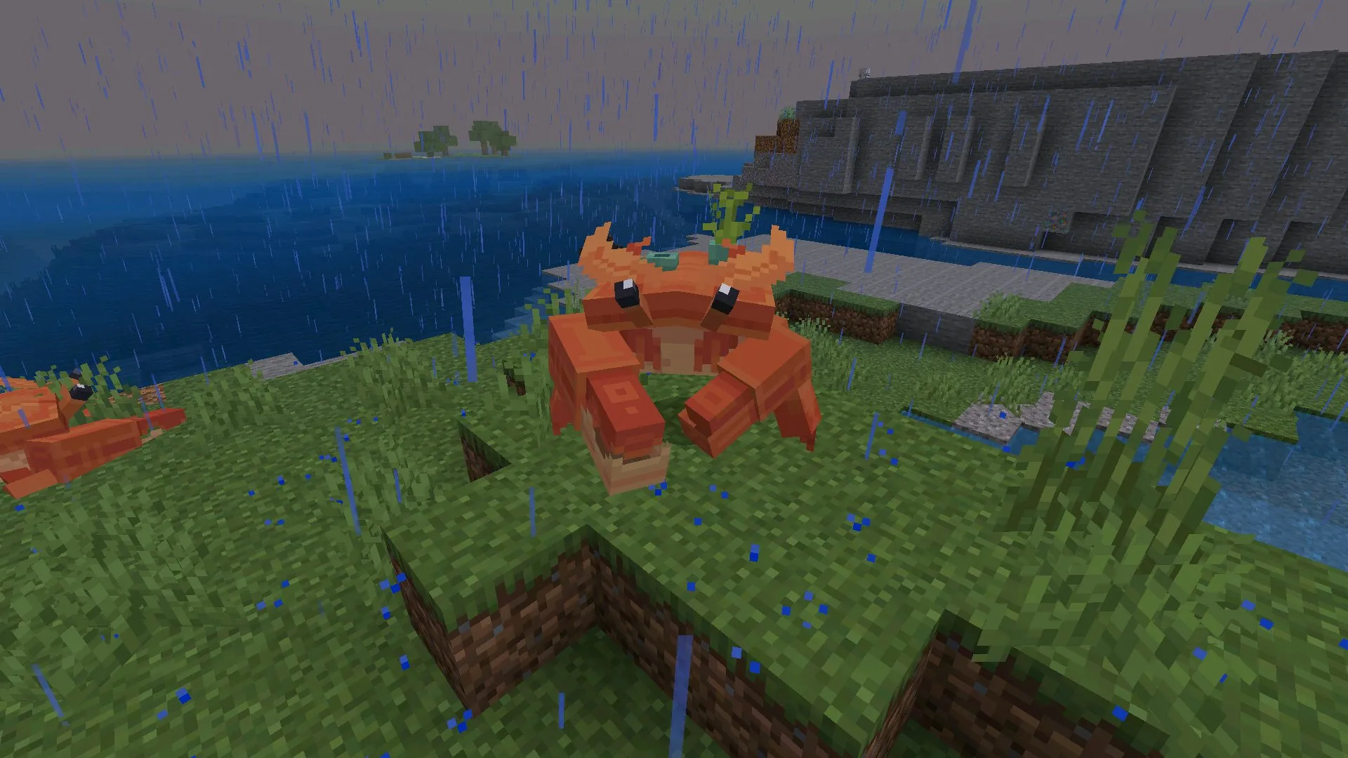 Краб из мода на Пиратов в Майнкрафт ПЕ