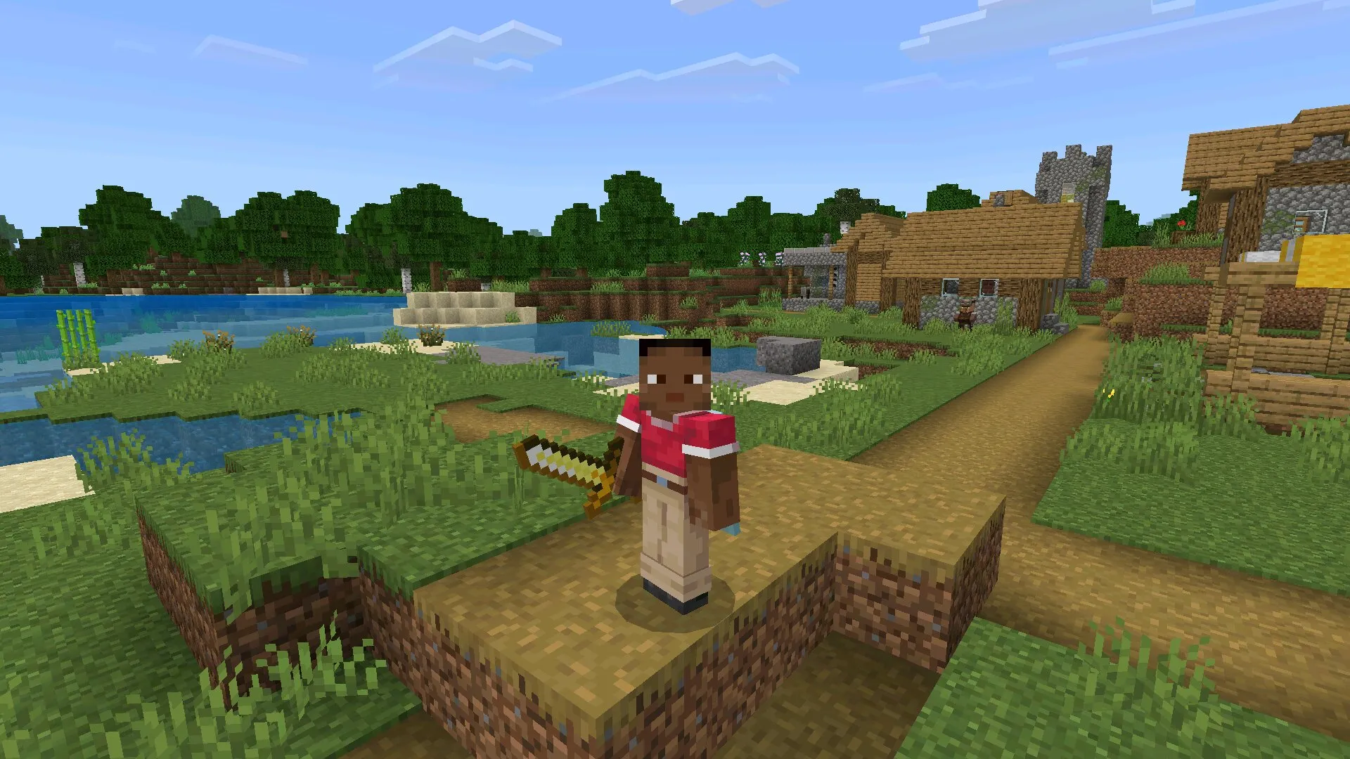 Меч из мода Utility Craft для Minecraft PE