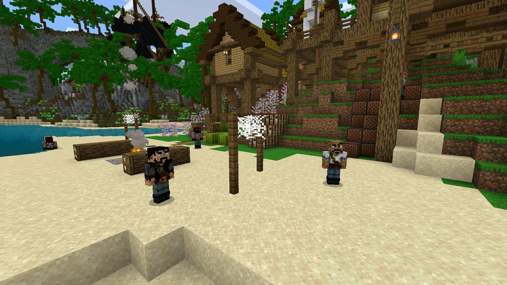 Мобы из мода на Пиратов в Майнкрафт ПЕ