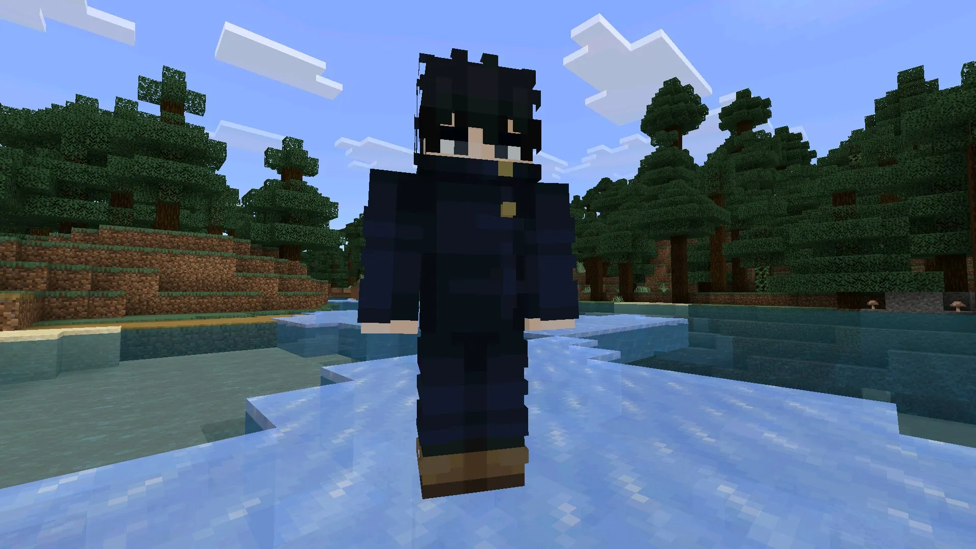 Персонаж из Мода Jujutsu Kaisen в Майнкрафт ПЕ