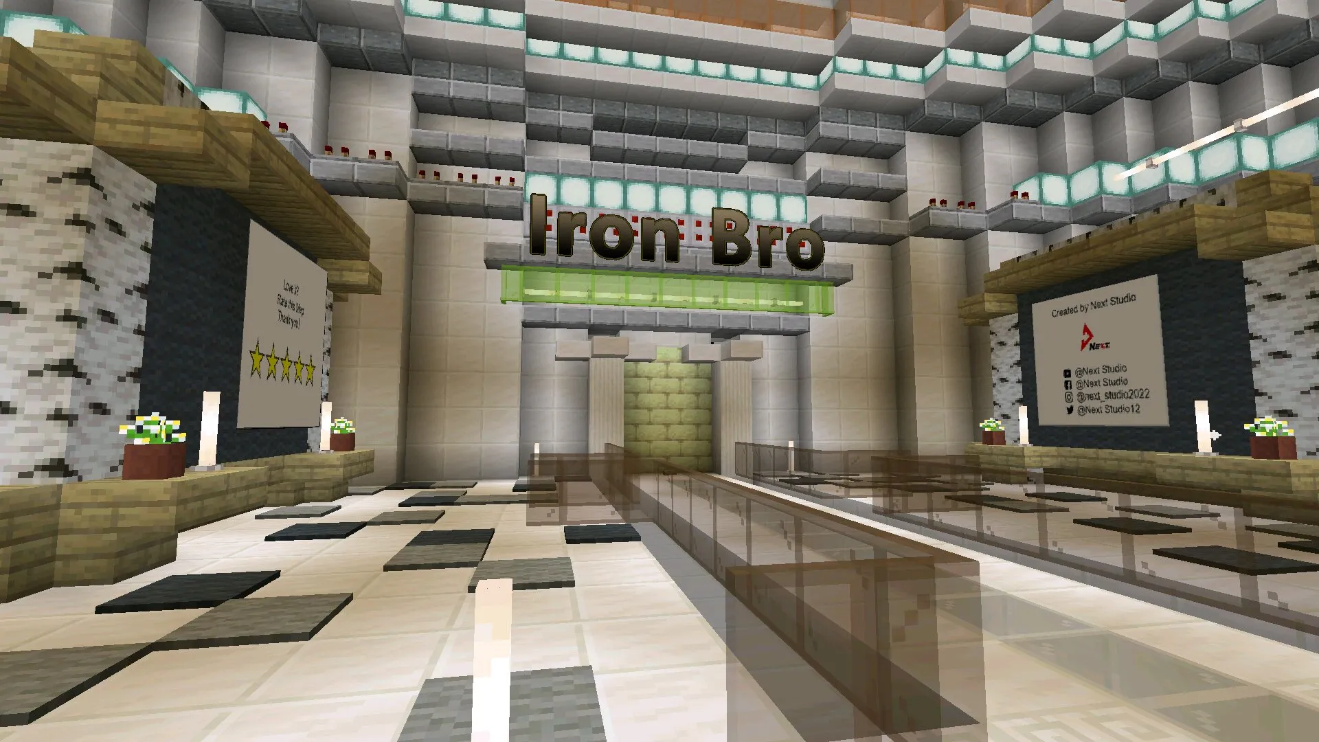 Старт из Мода Iron Bro в Майнкрафт ПЕ