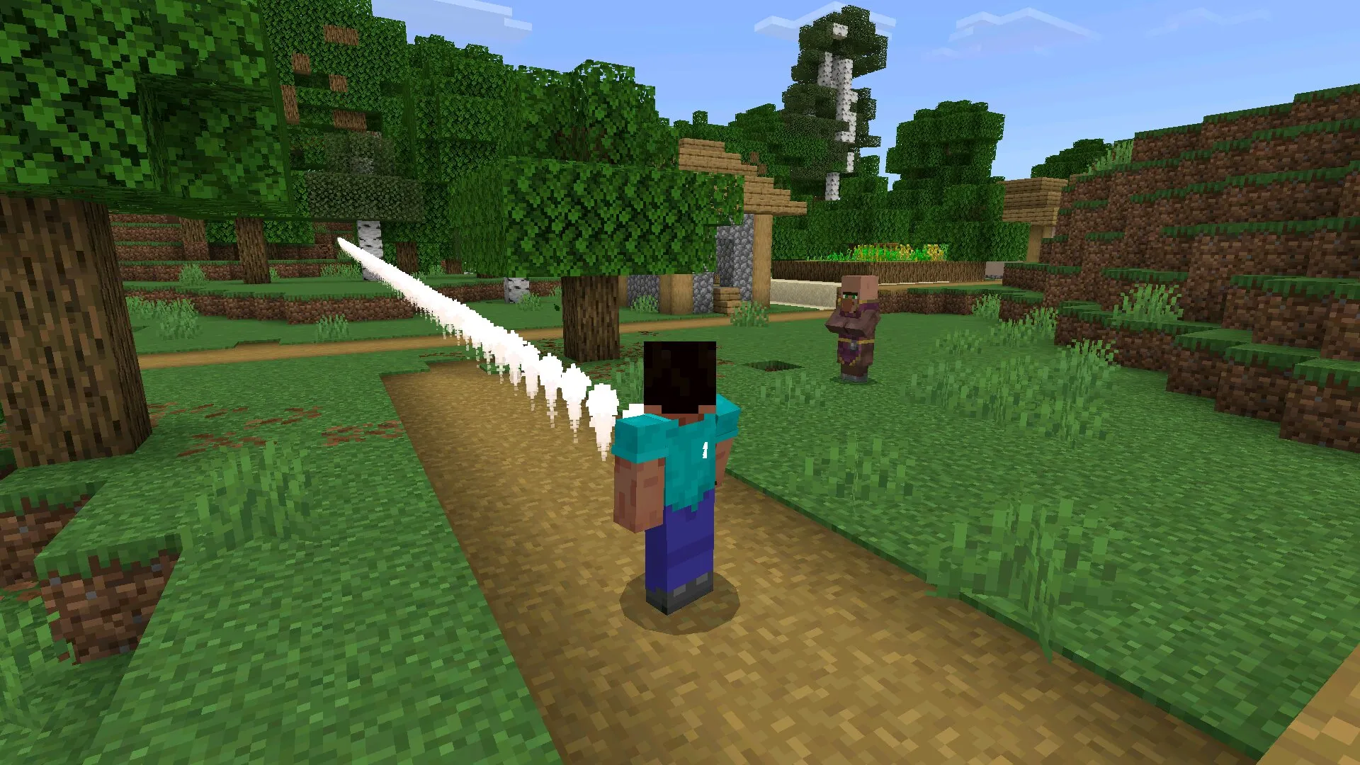 Мод на действия в Майнкрафт ПЕ