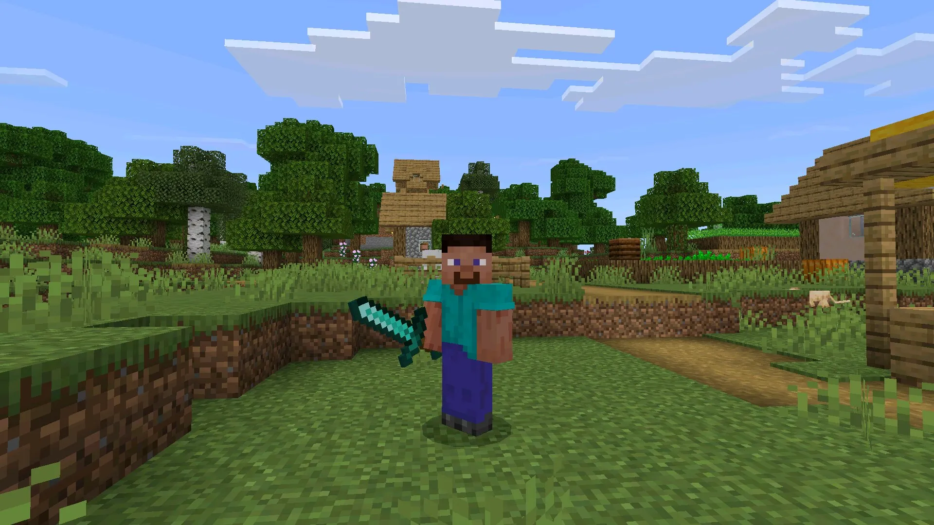 Меч из мода на богача для Майнкрафт ПЕ