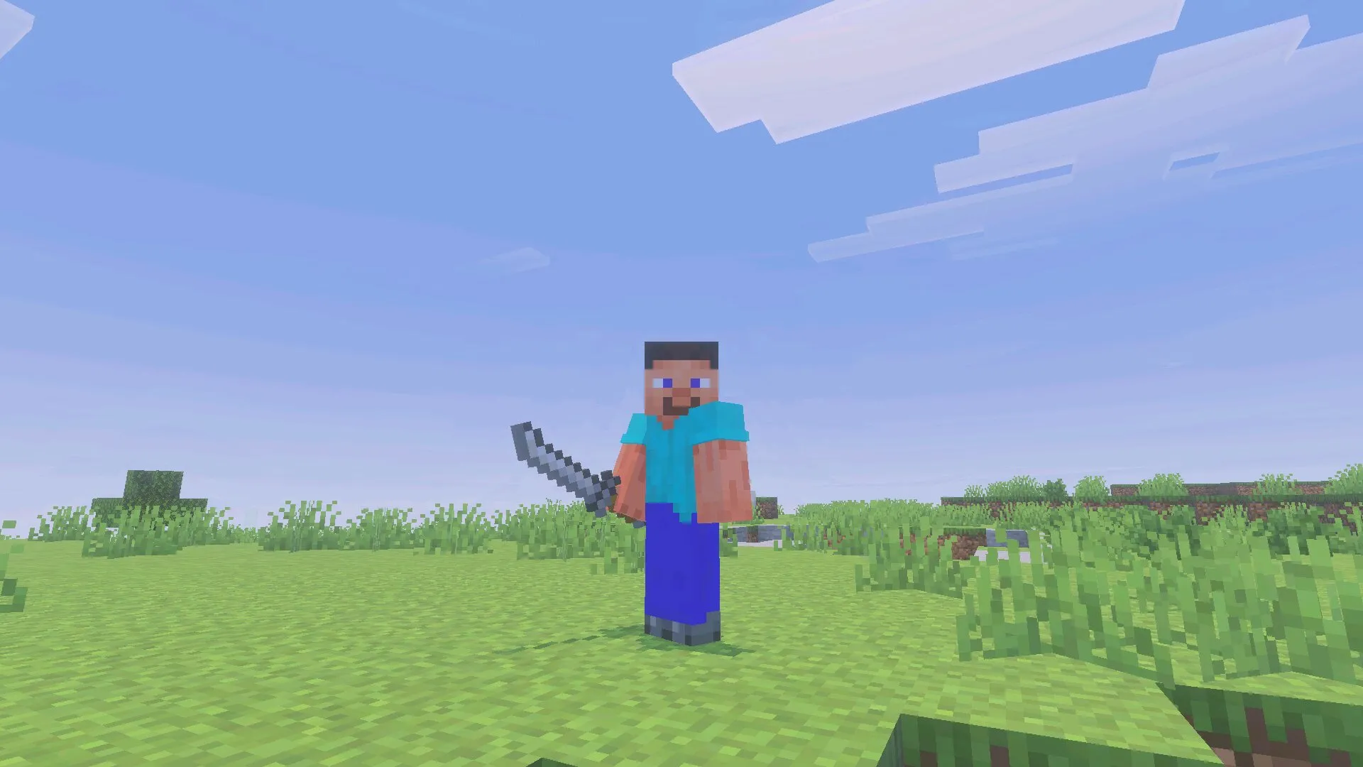 Катана из мода Rise and Survive для Minecraft PE