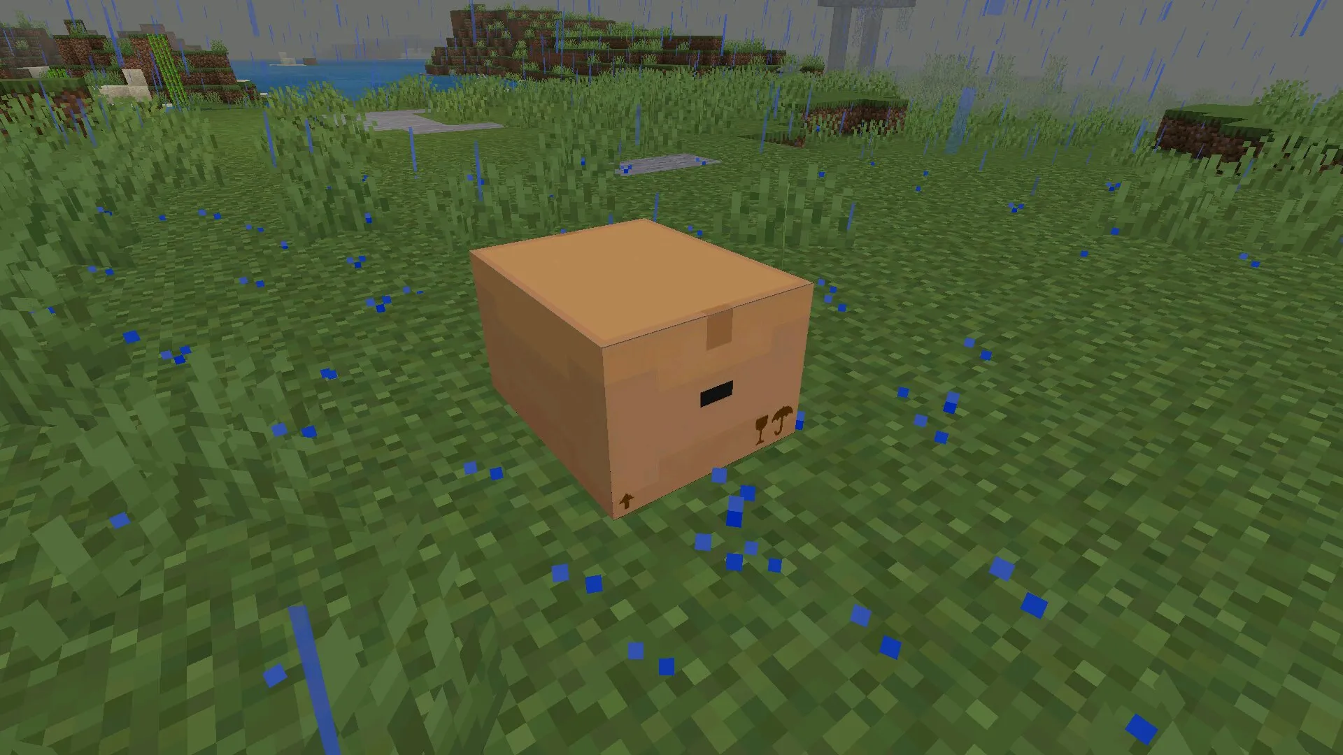 Коробка из мода Верити Хоррор для Minecraft PE